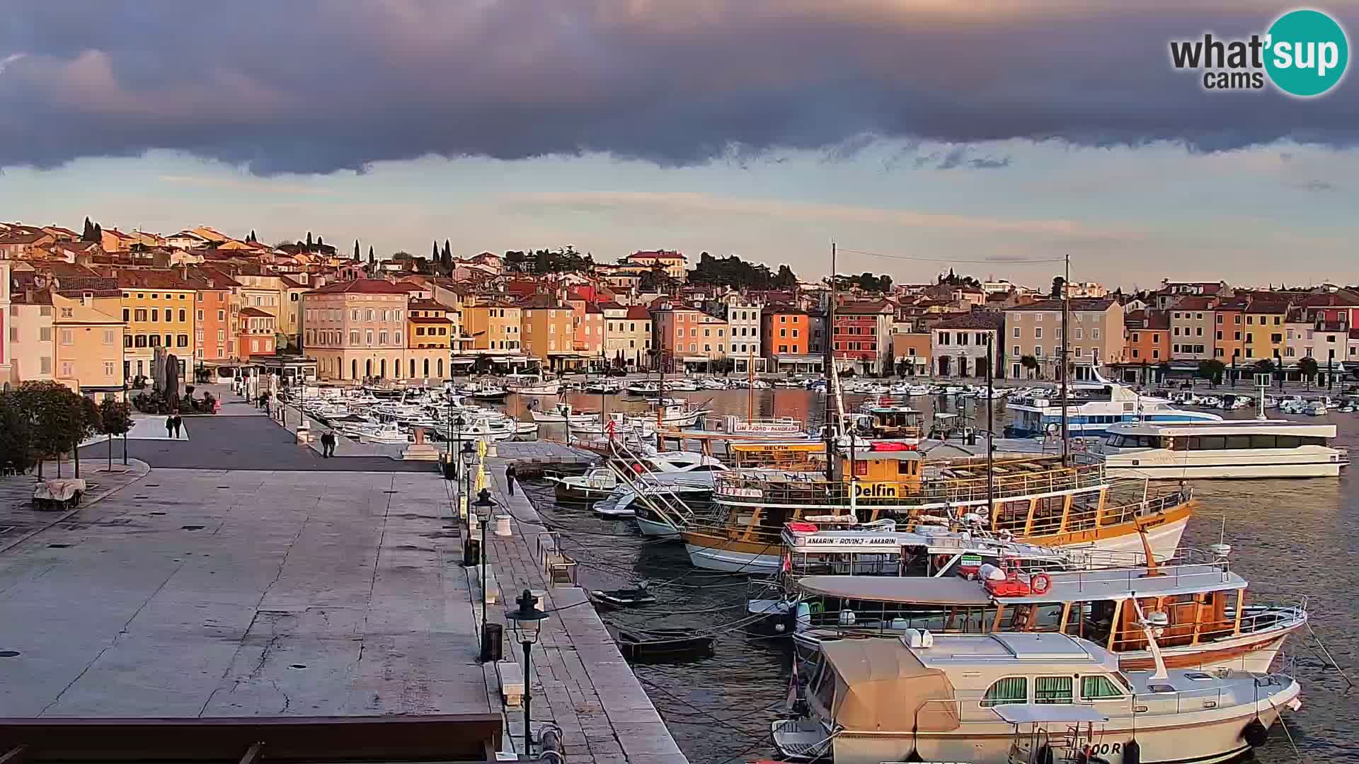 Webcam Rovigno marina | Lungomare | Rovinj Croazia