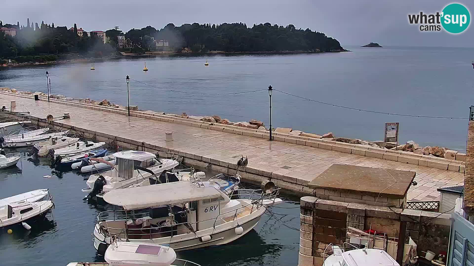 Spletna kamera Rovinj promenada in marina | Rovinj Vreme