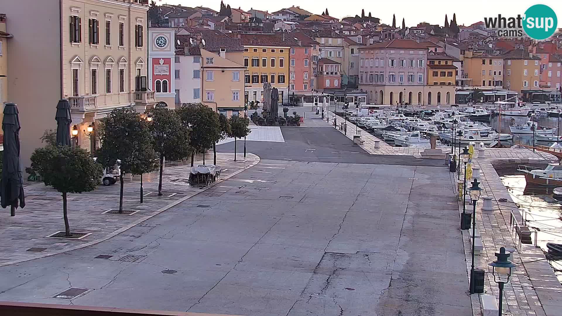 Promenade e marina a Rovinj