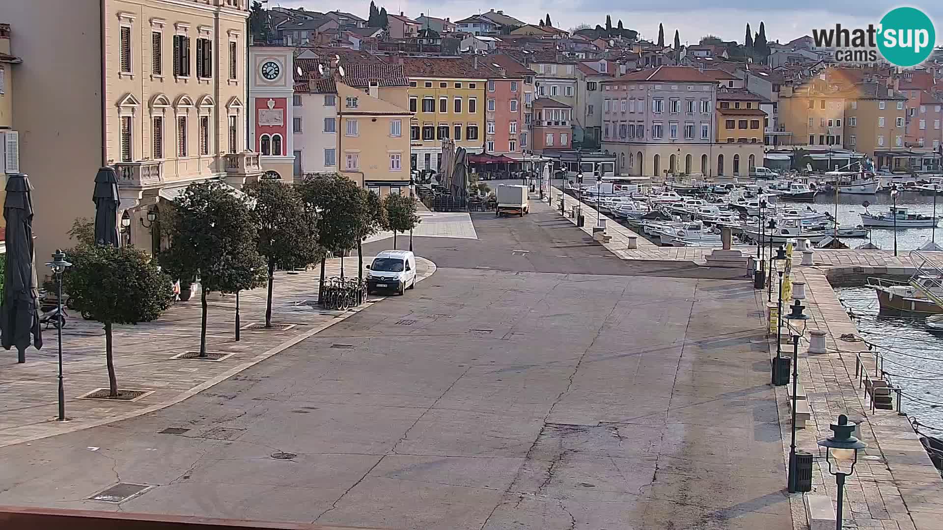 Rovinj webcam promenade and marina – Istria – Croatia