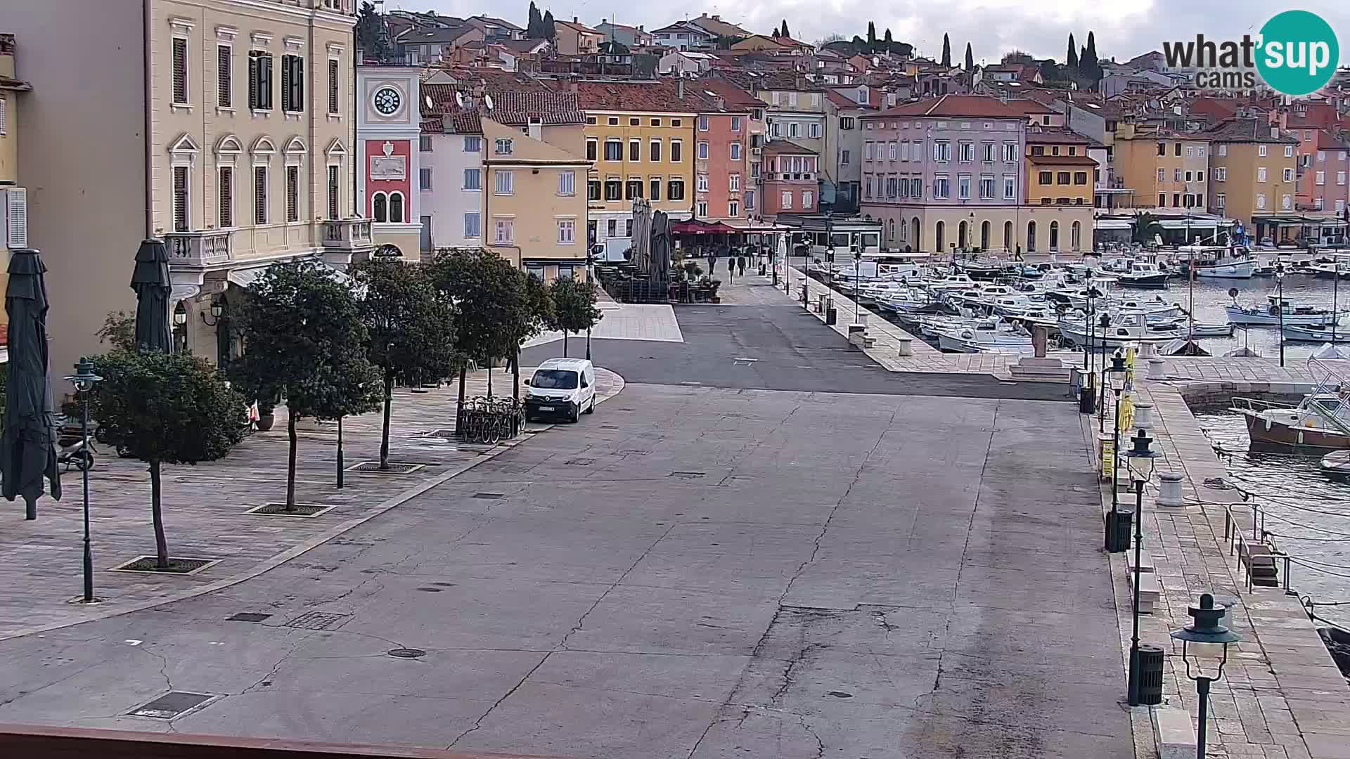 Promenade e marina a Rovinj