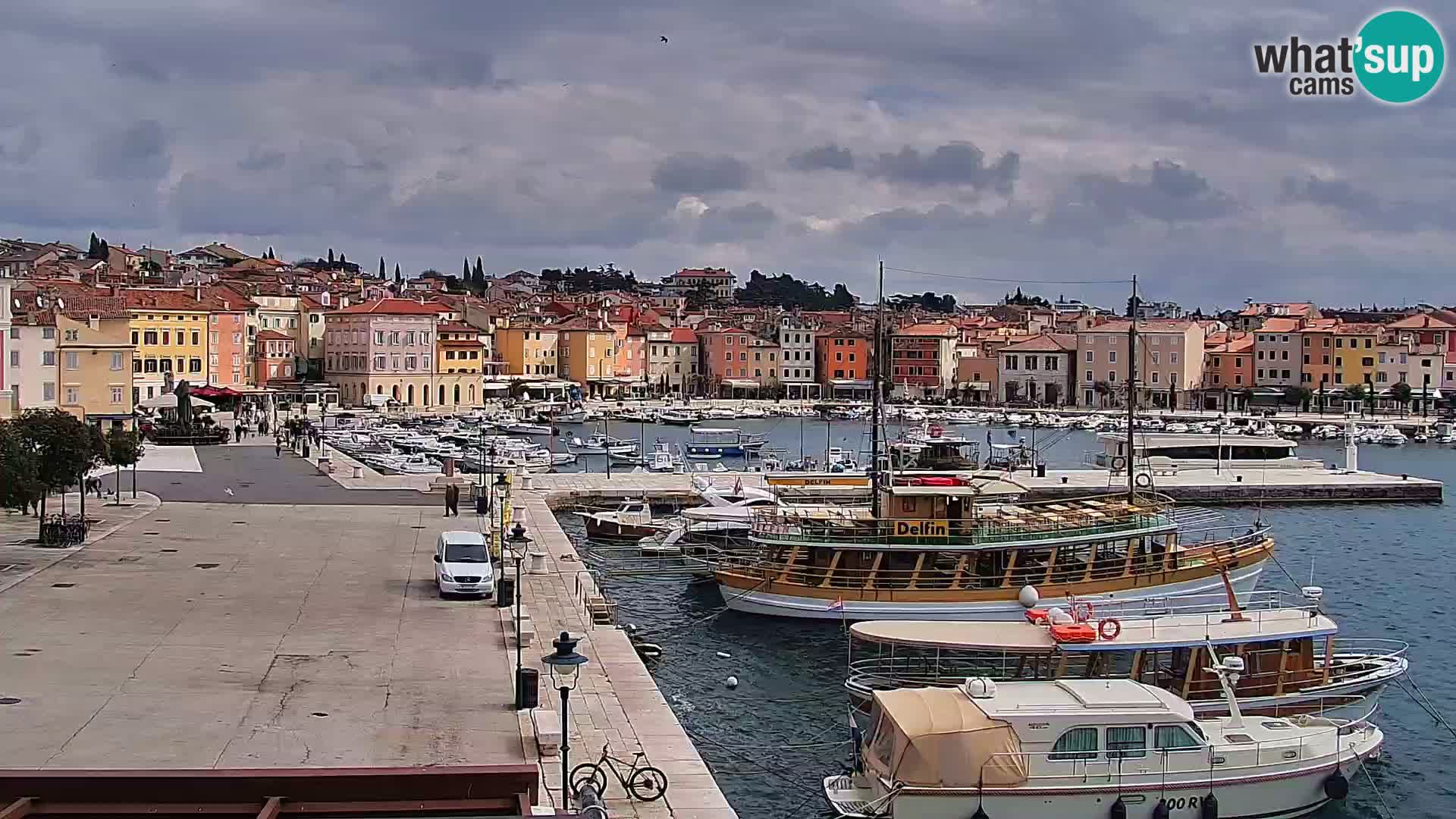 Rovinj webcam promenade and marina – Istria – Croatia