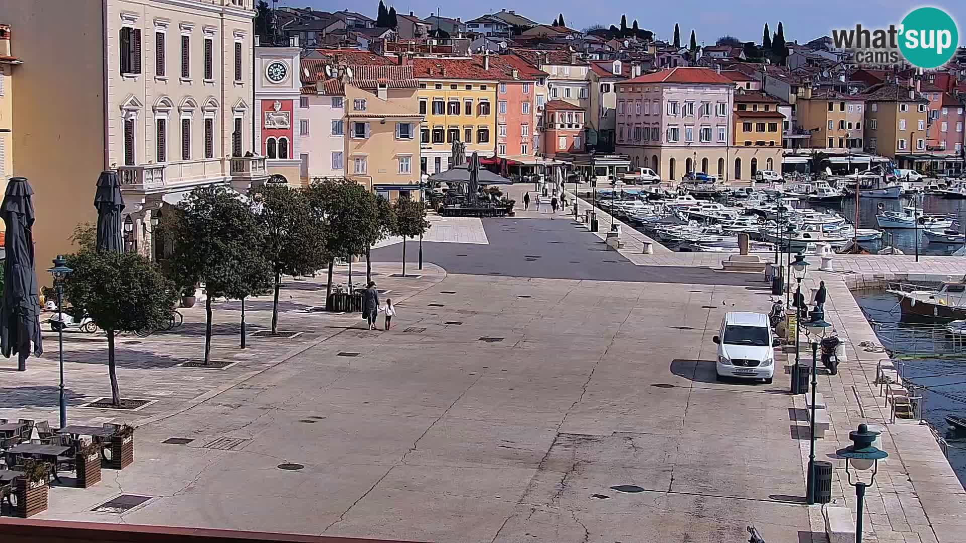Rovinj webcam promenade and marina – Istria – Croatia