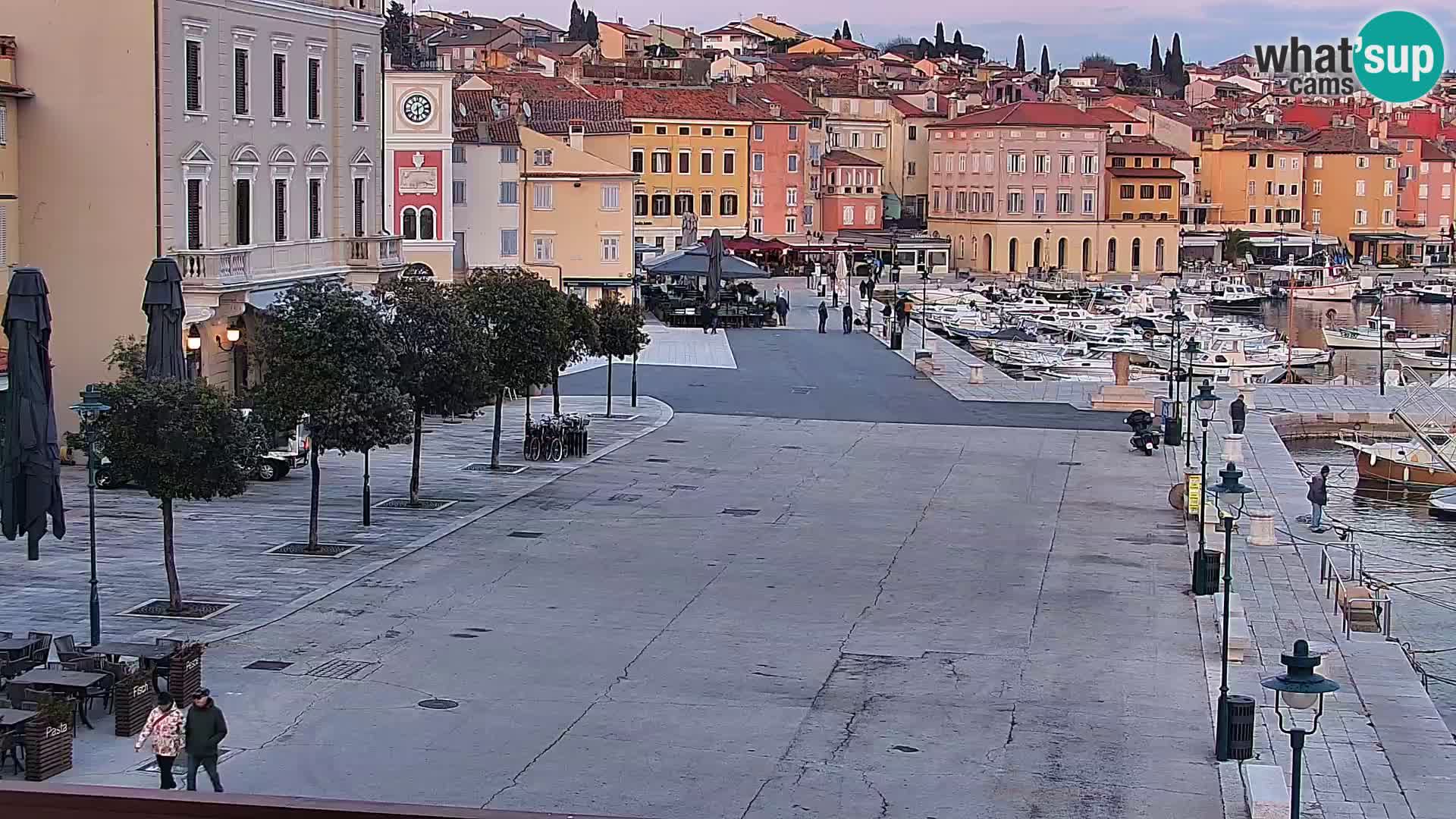 Webcam Rovigno marina | Lungomare | Rovinj Croazia