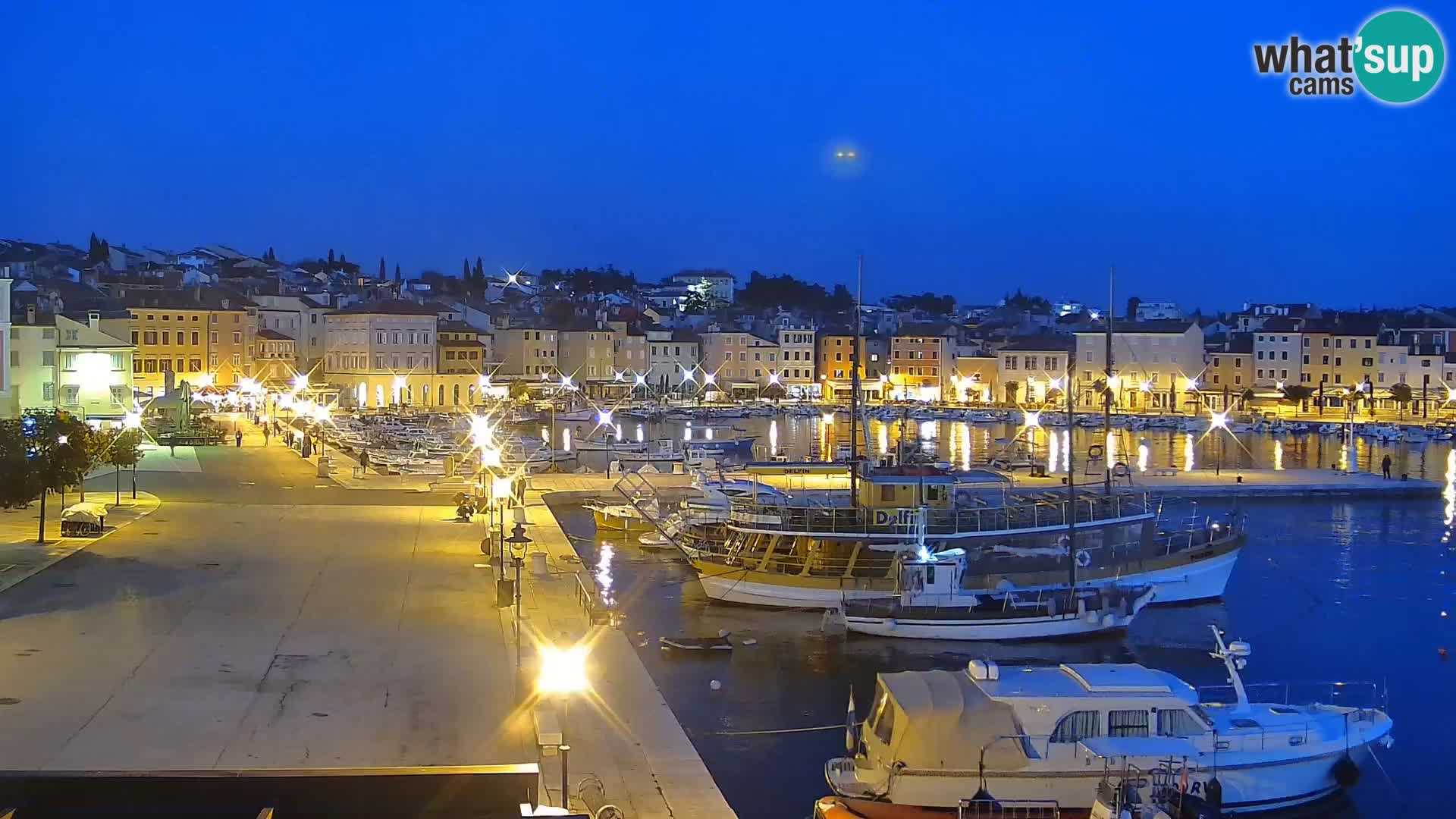 Promenade e marina en Rovinj
