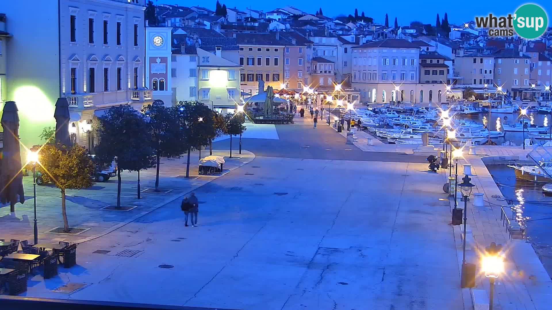 Promenade e marina a Rovinj