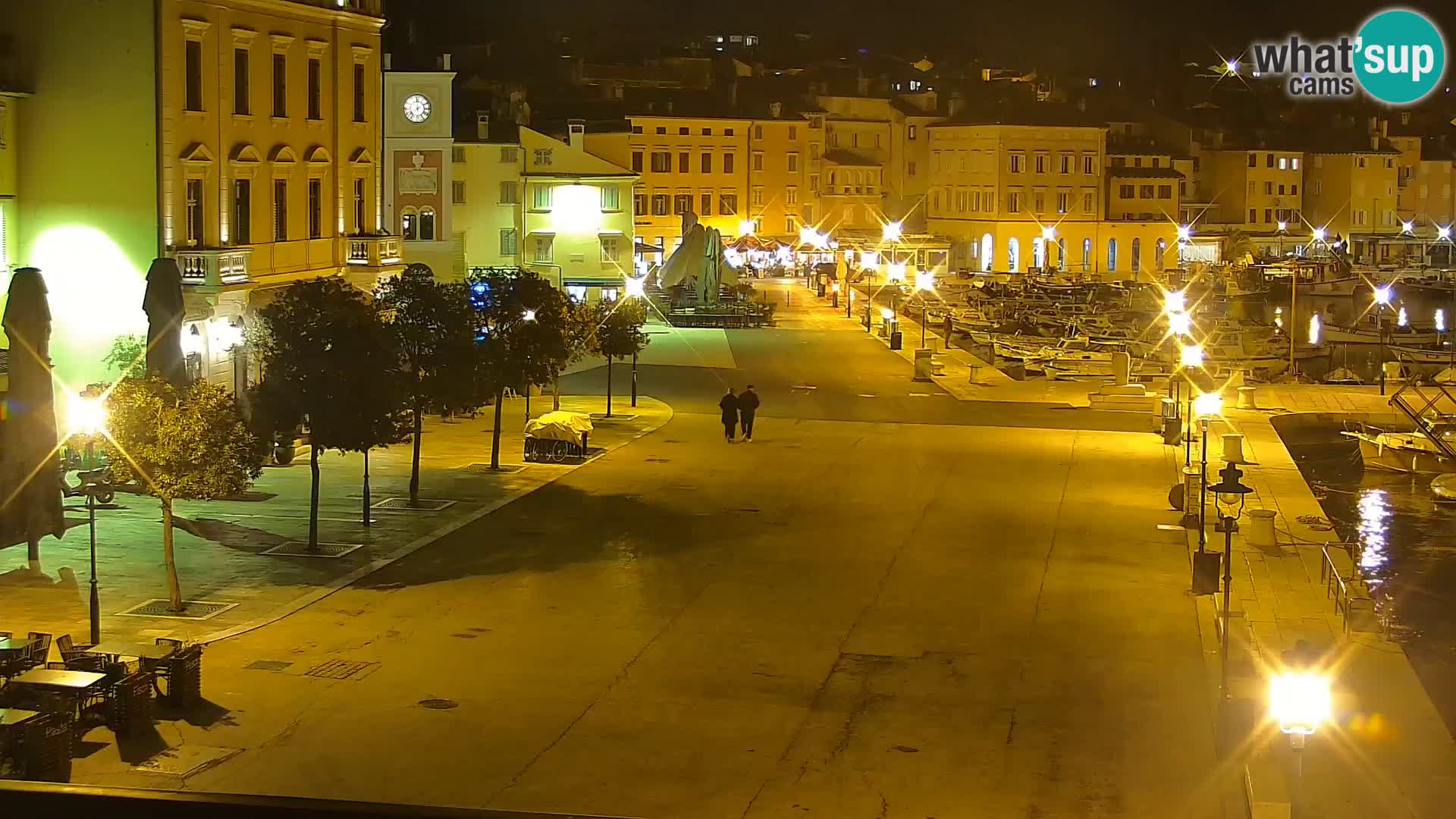 Promenade e marina en Rovinj