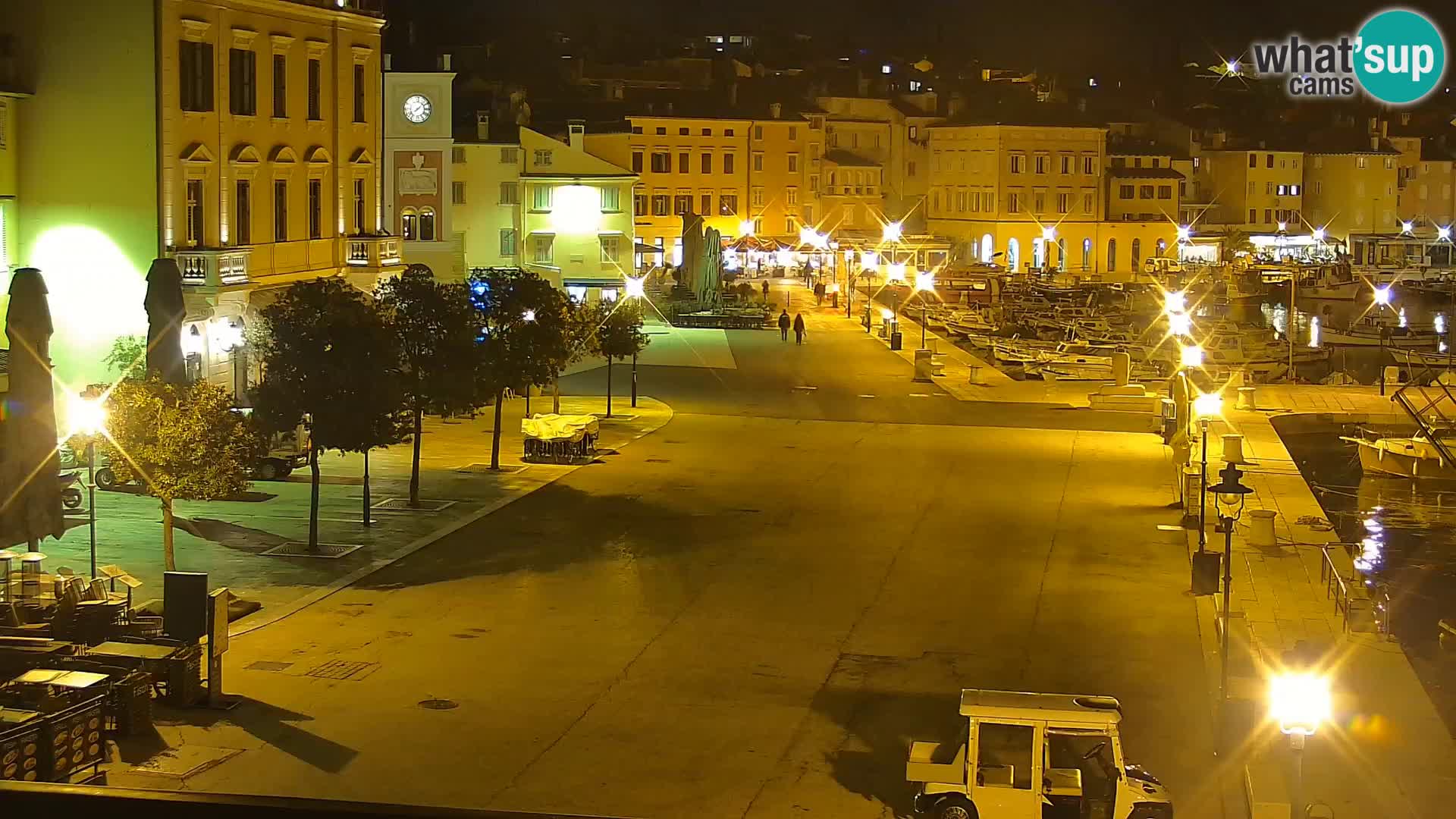 Promenade e marina en Rovinj