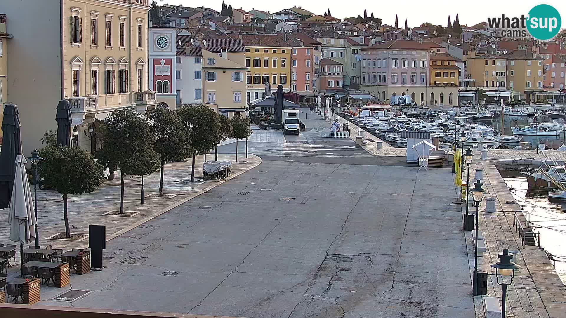 Webcam Rovigno marina | Lungomare | Rovinj Croazia