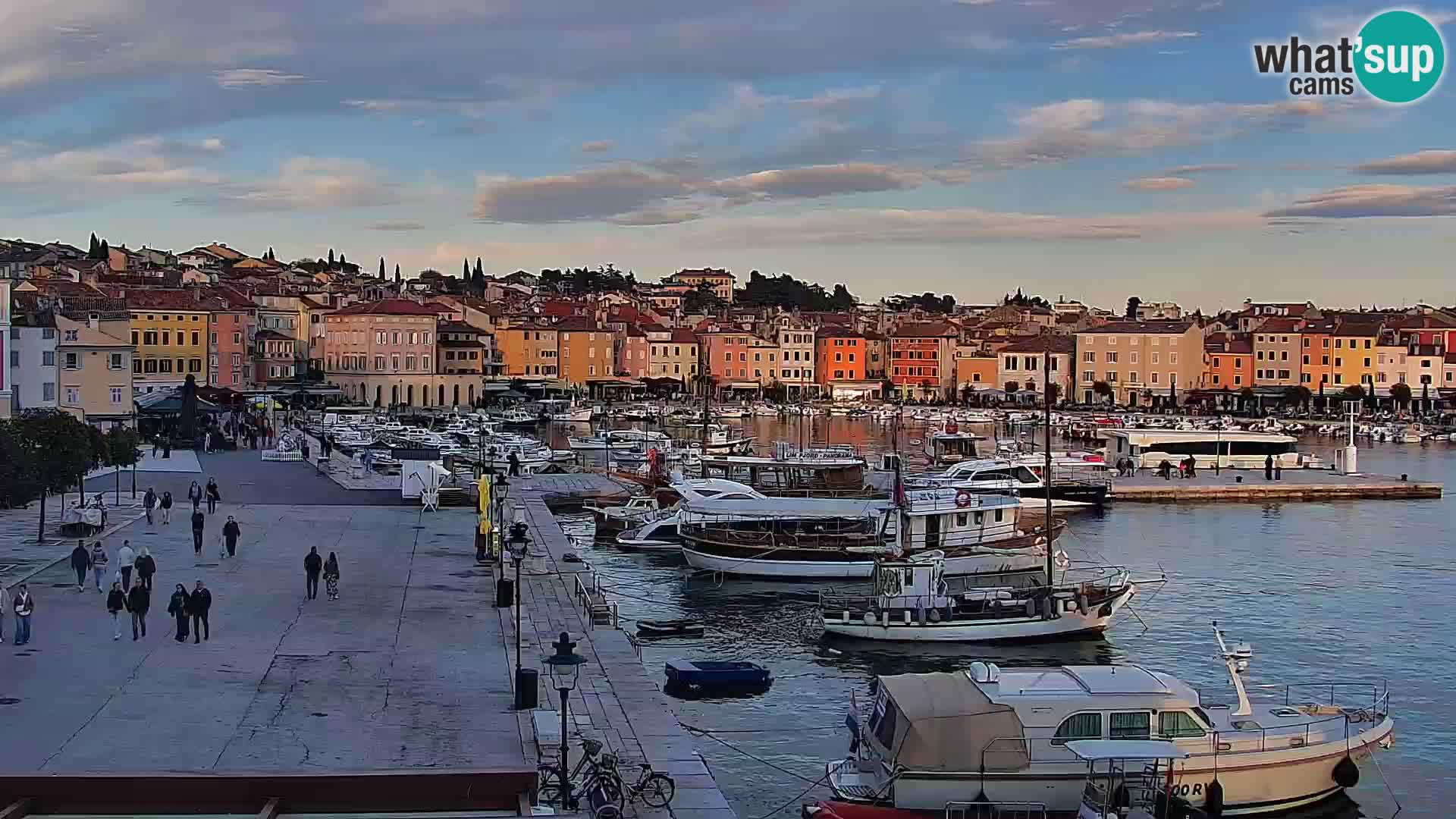 Promenade e marina a Rovinj