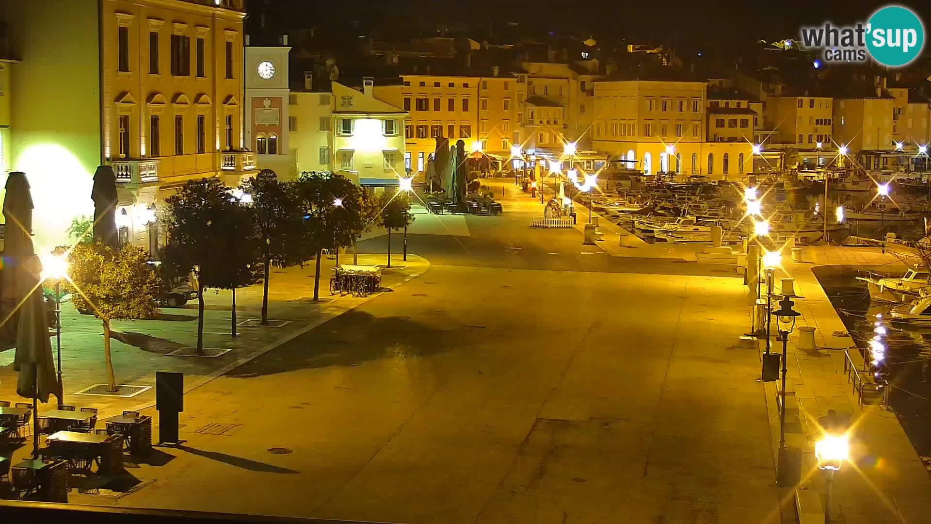 Promenade e marina en Rovinj