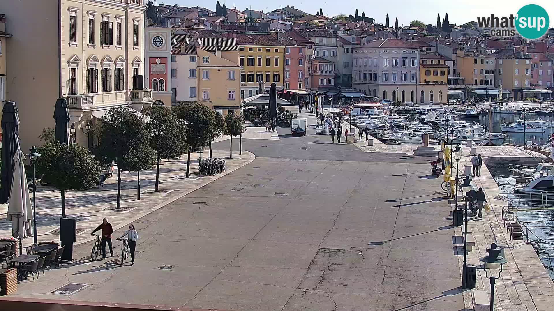 Spletna kamera Rovinj promenada in marina | Rovinj Vreme