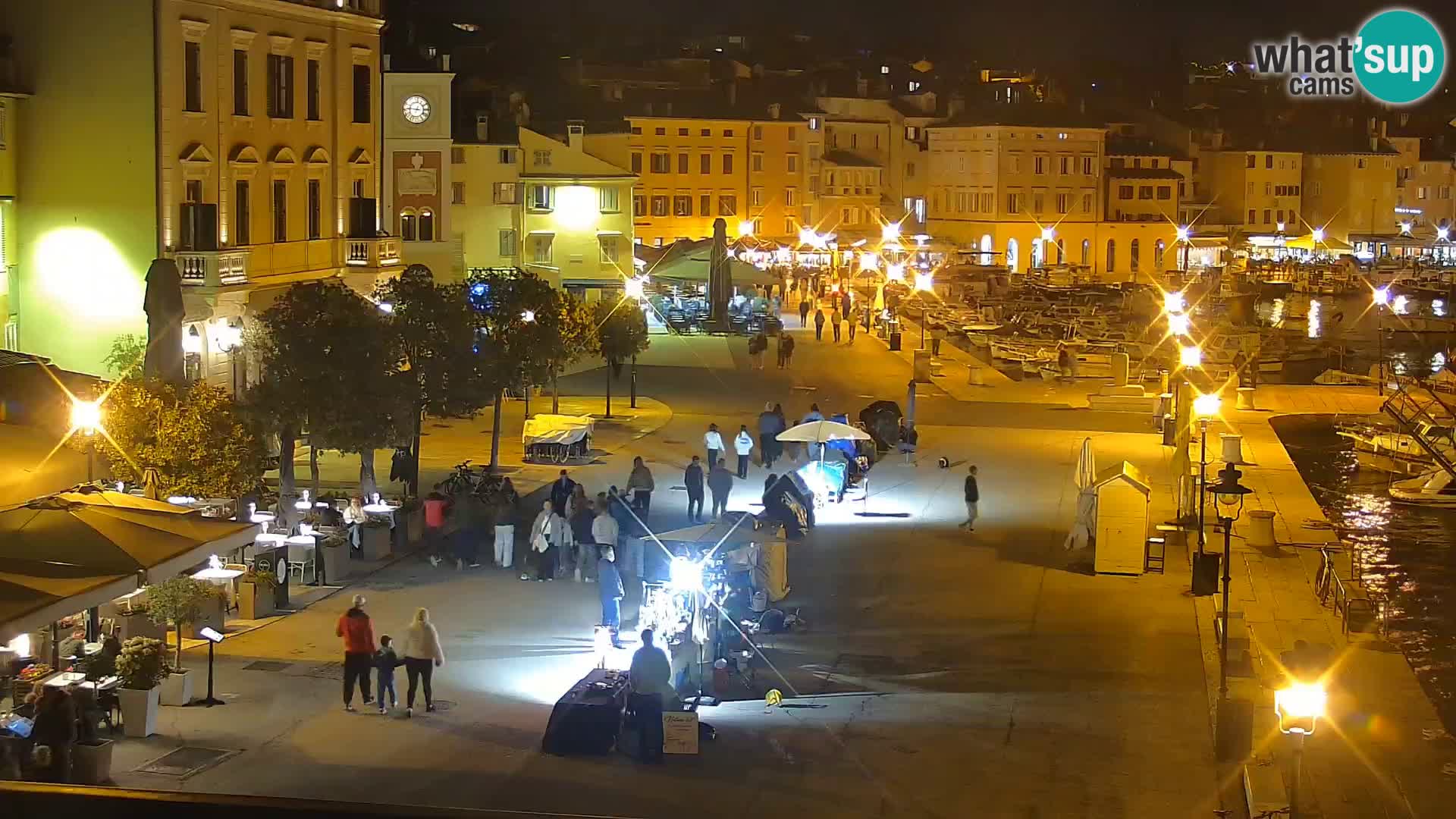 Spletna kamera Rovinj promenada in marina | Rovinj Vreme
