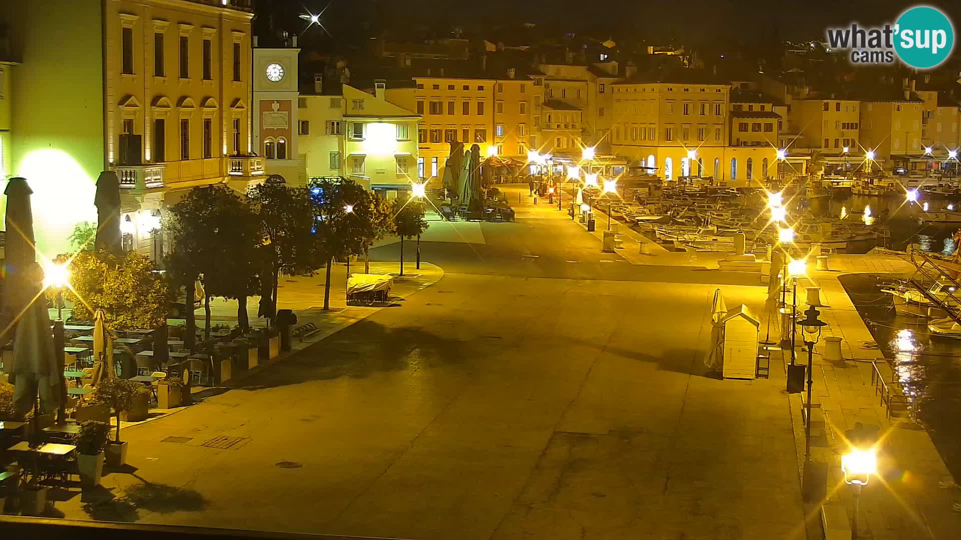 Promenade e marina a Rovinj