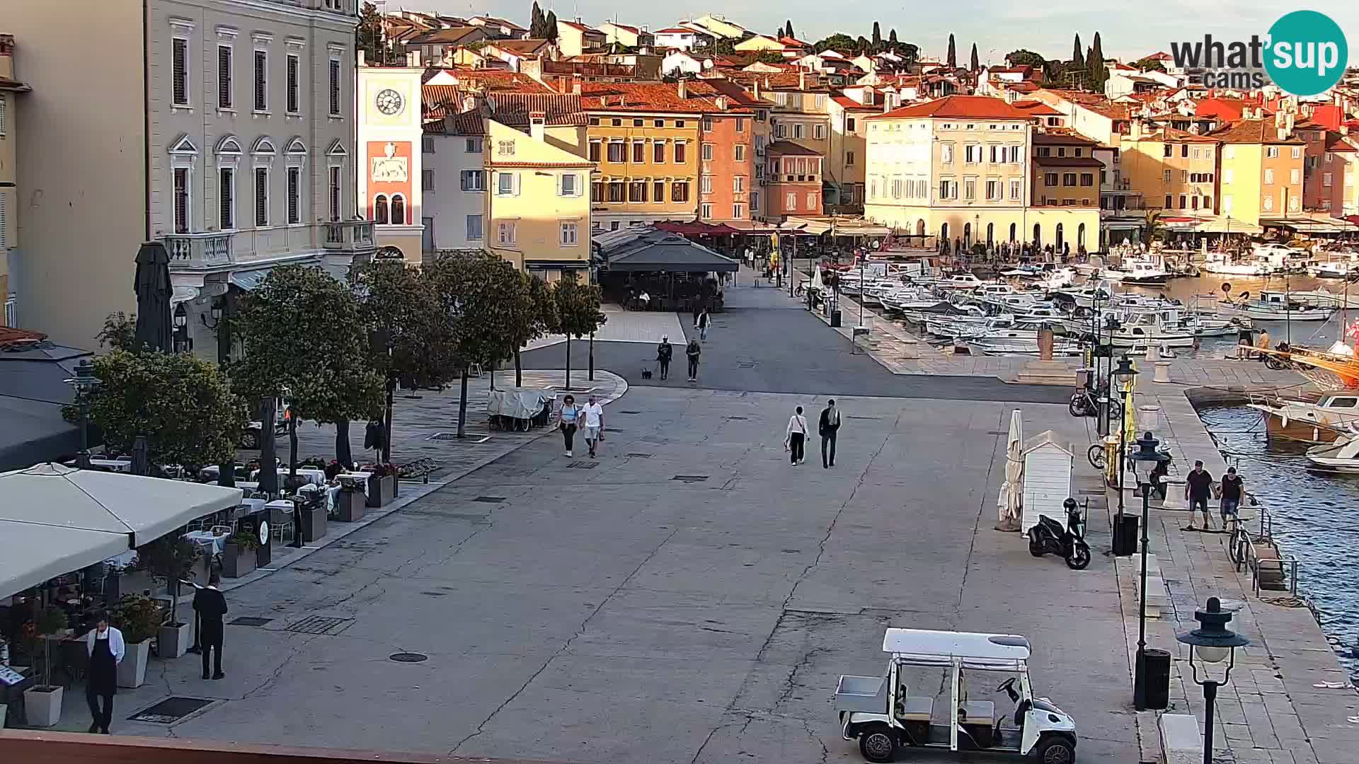 Webcam Rovigno marina | Lungomare | Rovinj Croazia