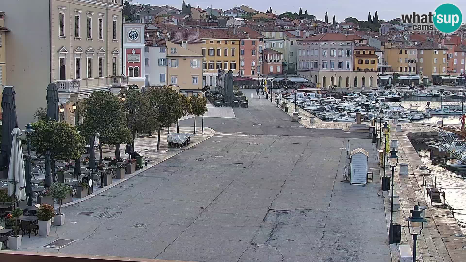 Spletna kamera Rovinj promenada in marina | Rovinj Vreme