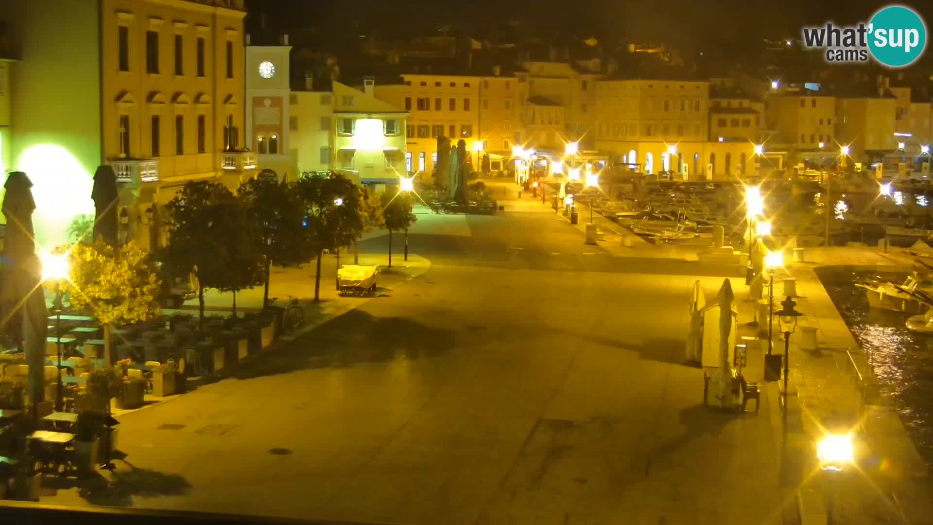 Promenade e marina a Rovinj