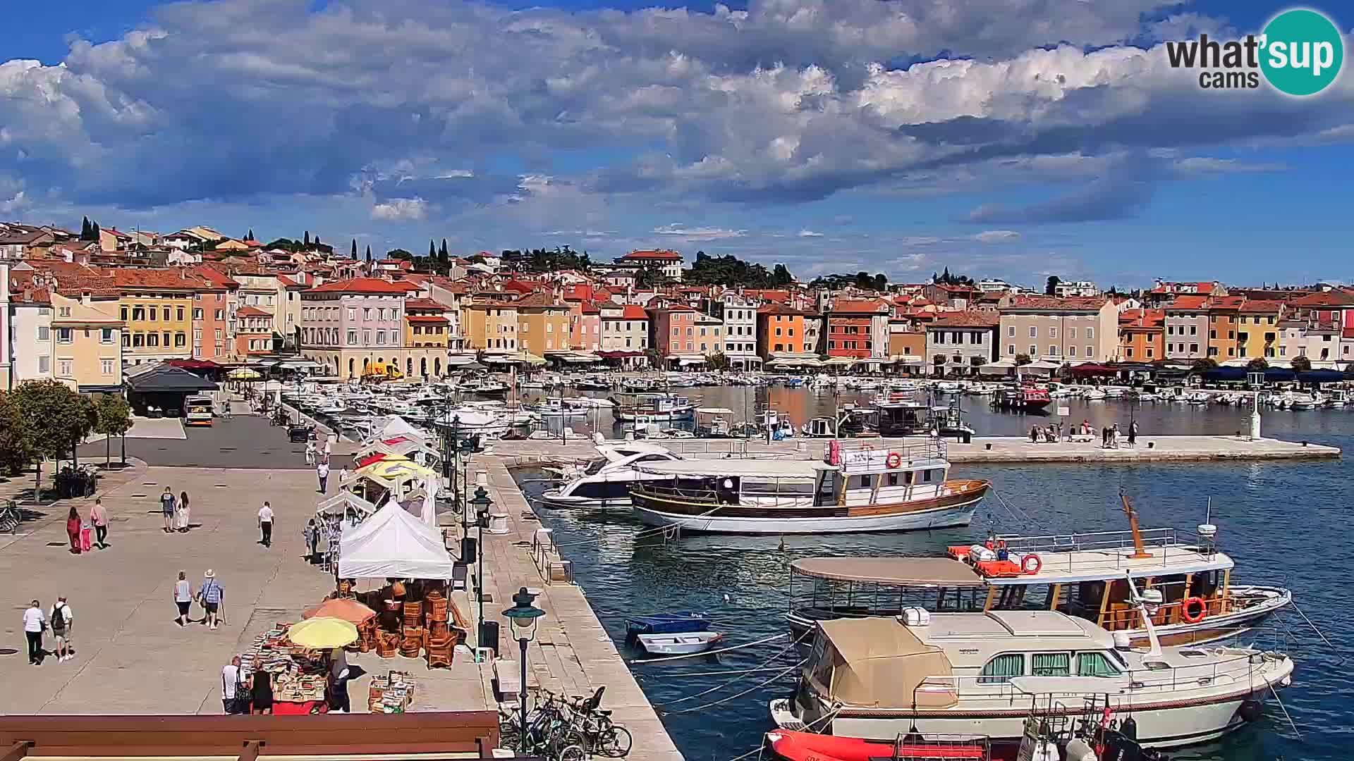 Promenade e marina a Rovinj