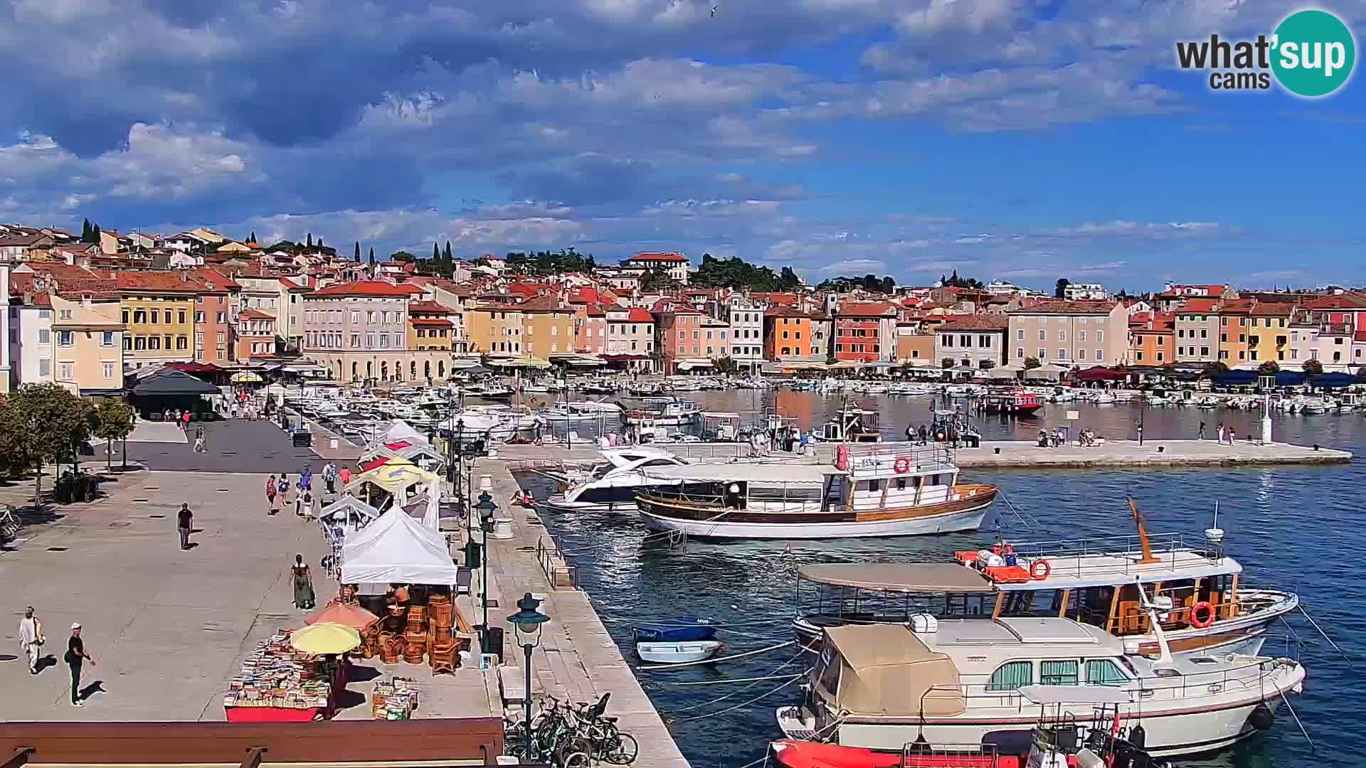 Webcam Rovigno marina | Lungomare | Rovinj Croazia