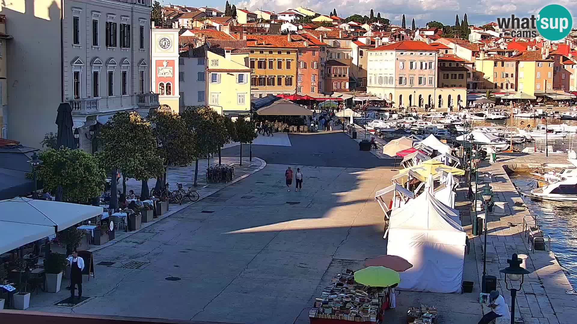 Spletna kamera Rovinj promenada in marina | Rovinj Vreme