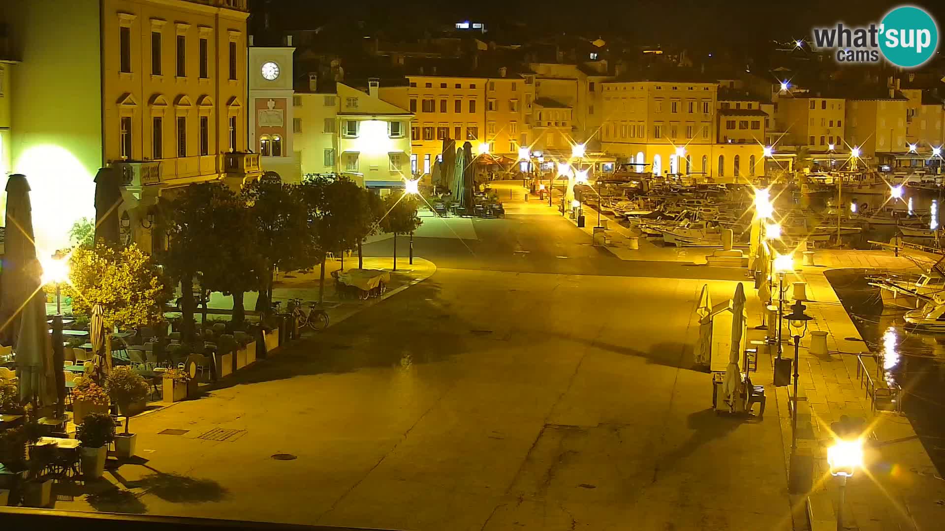 Rovinj webcam promenade and marina – Istria – Croatia