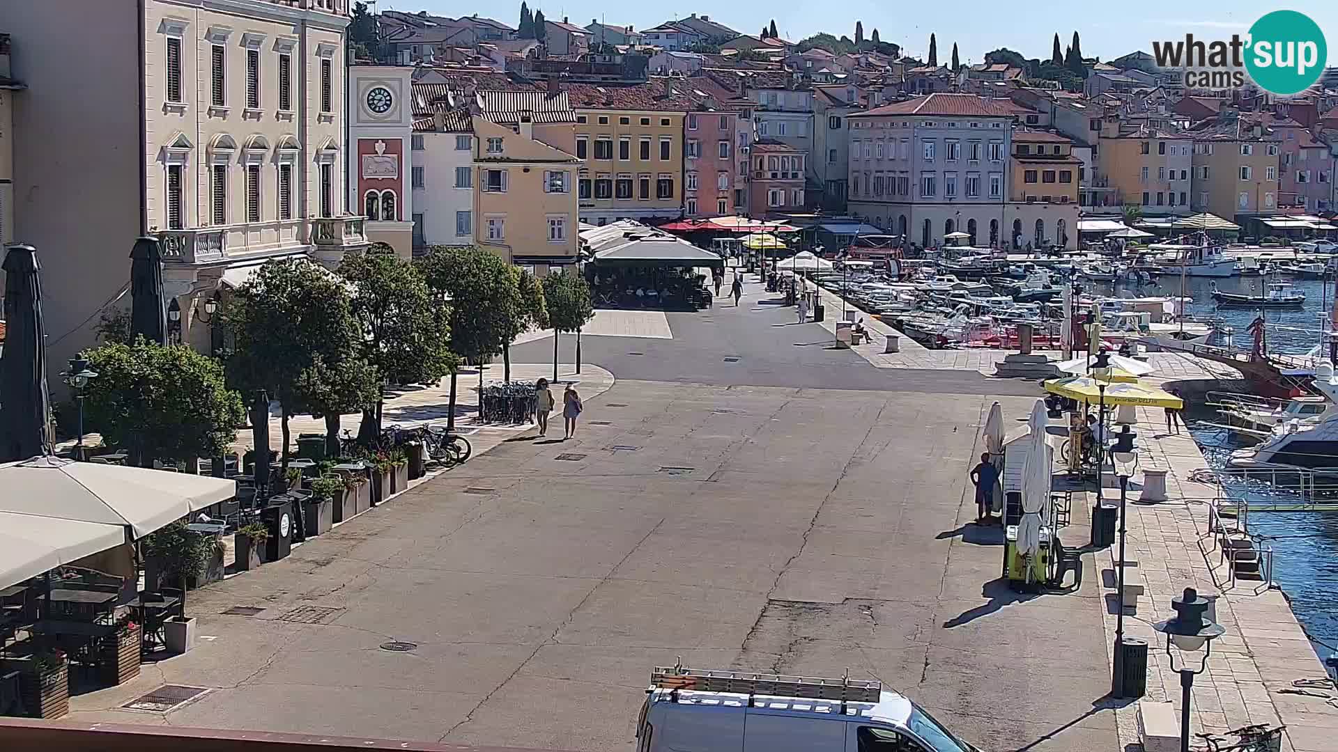 Webcam Rovigno marina | Lungomare | Rovinj Croazia