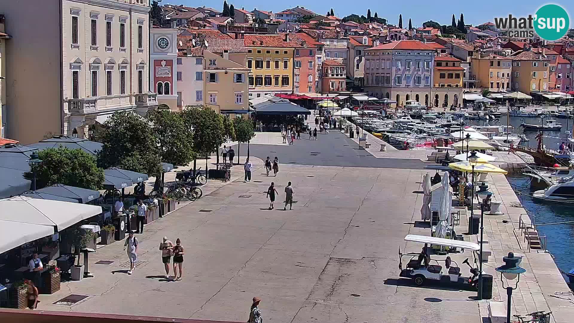 Spletna kamera Rovinj promenada in marina | Rovinj Vreme