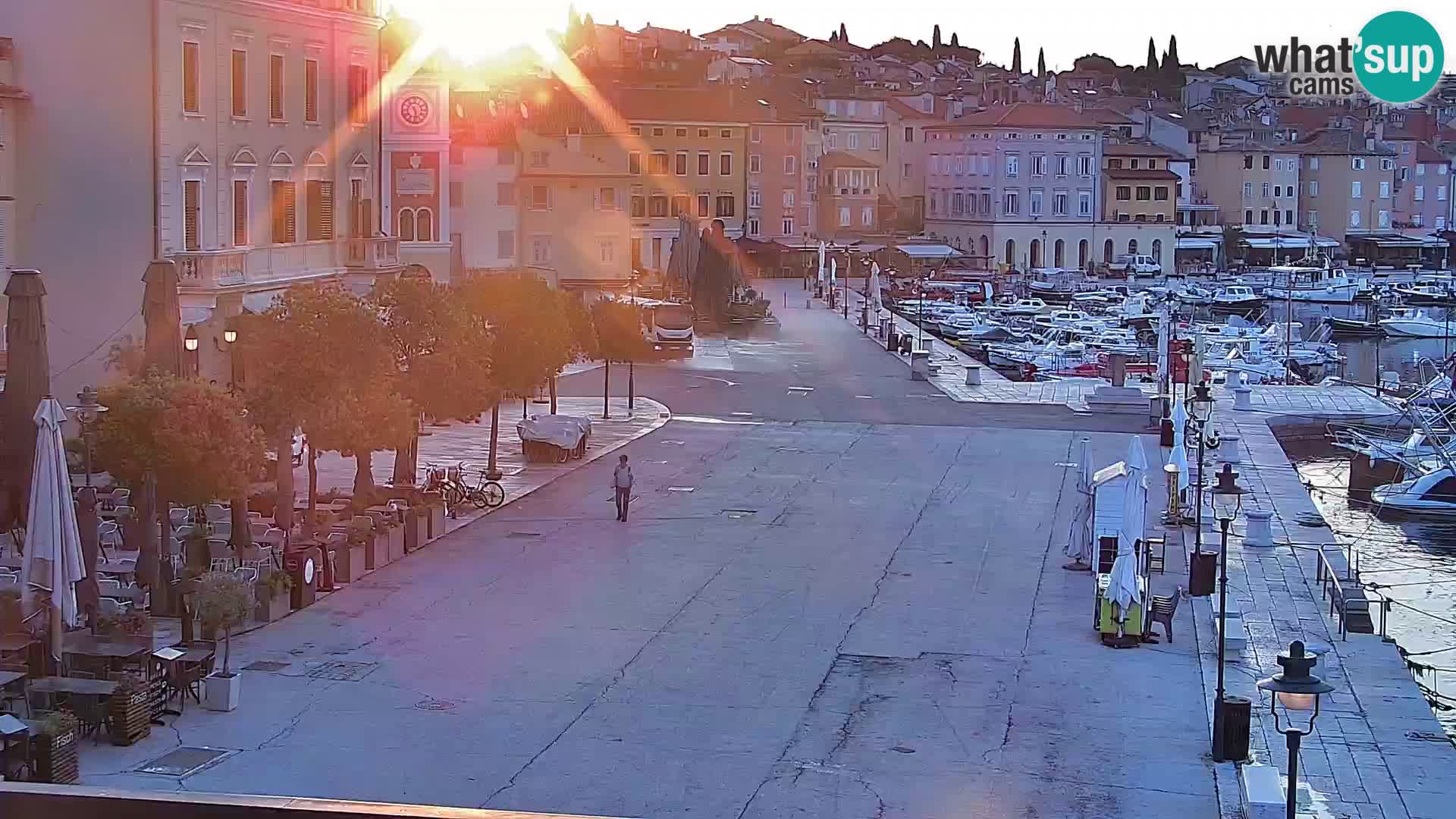 Rovinj webcam promenade and marina – Istria – Croatia