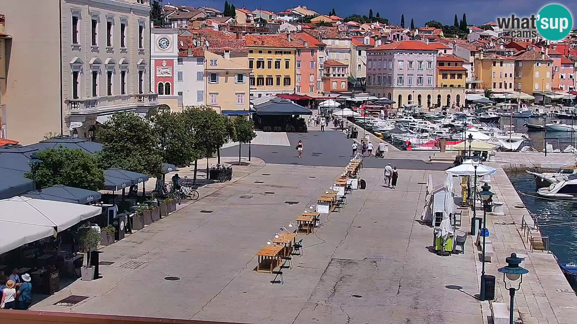 Promenade e marina a Rovinj