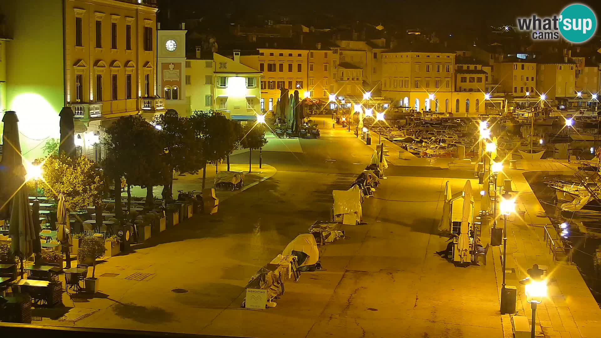 Promenade e marina a Rovinj