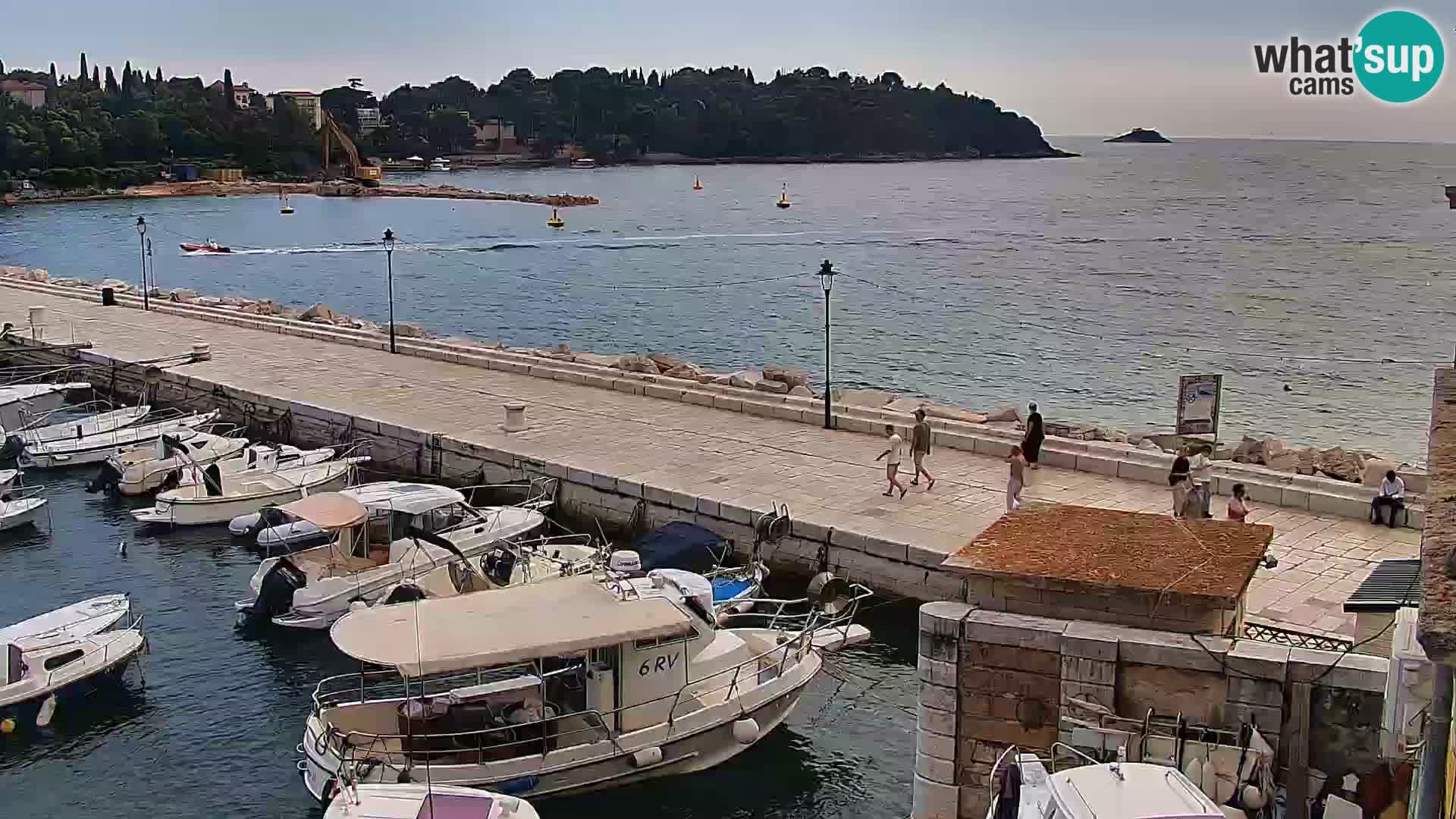 Rovinj webcam promenade and marina – Istria – Croatia