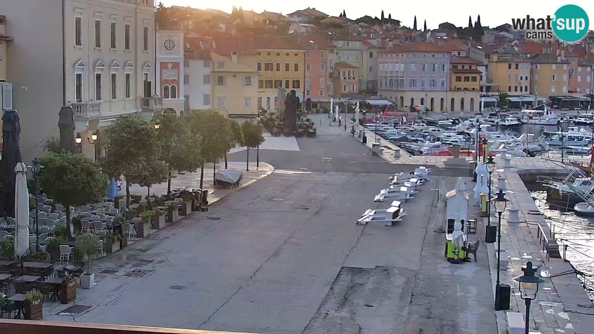 Spletna kamera Rovinj promenada in marina | Rovinj Vreme