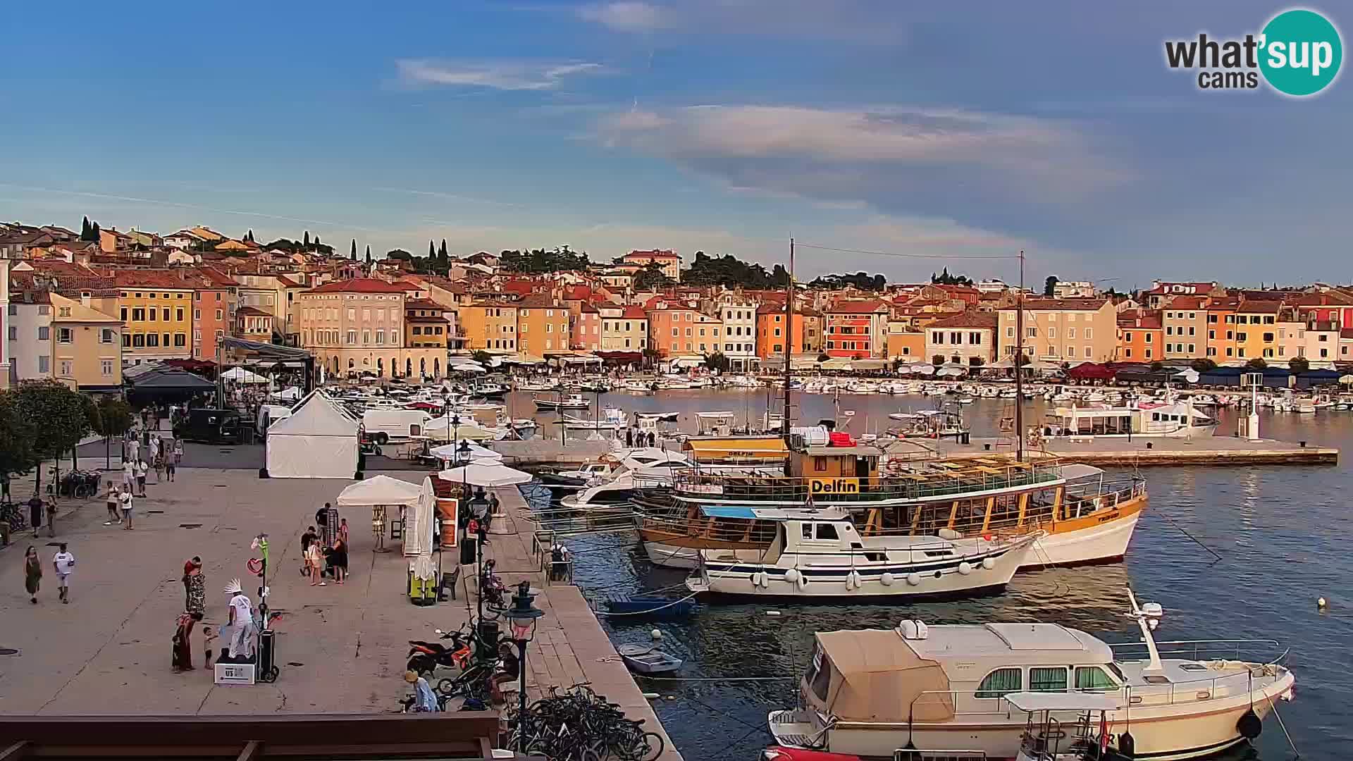 Webcam Rovigno marina | Lungomare | Rovinj Croazia