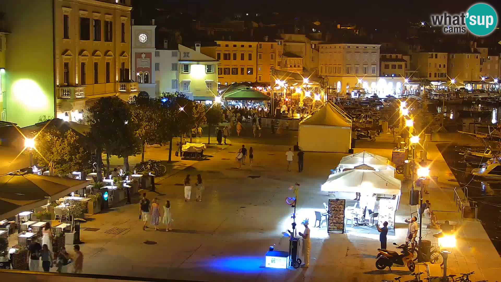 Spletna kamera Rovinj promenada in marina | Rovinj Vreme