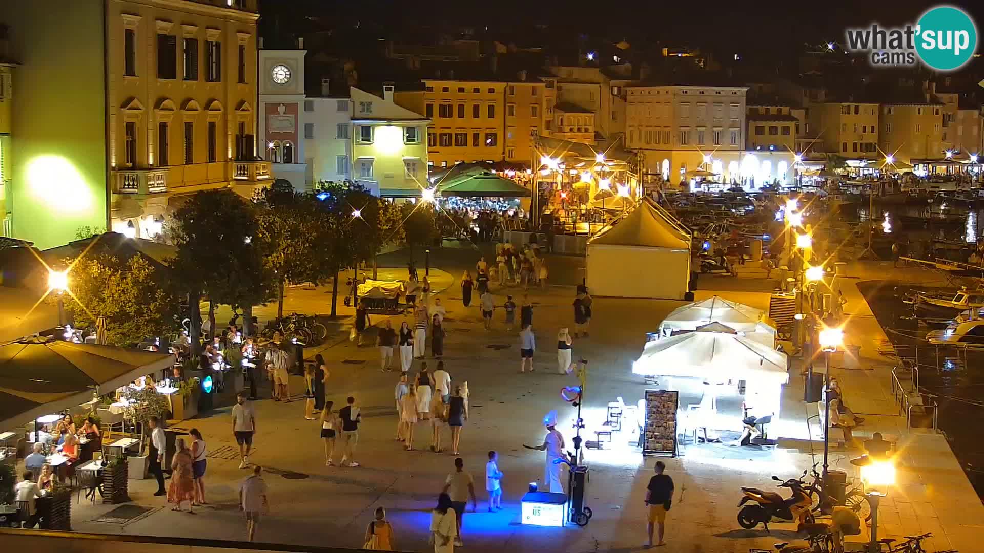 Rovinj webcam promenade and marina – Istria – Croatia