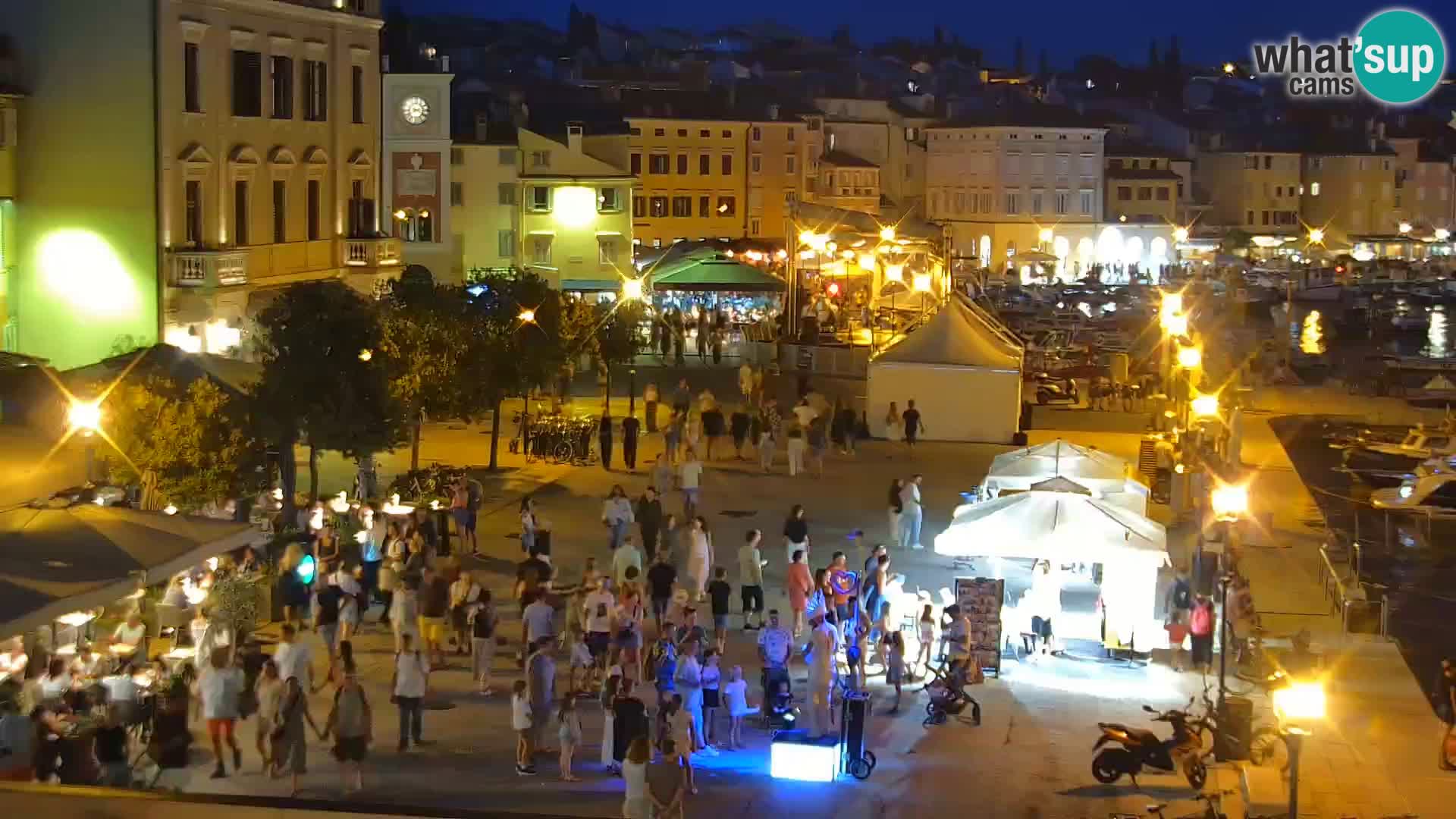 Promenade e marina a Rovinj