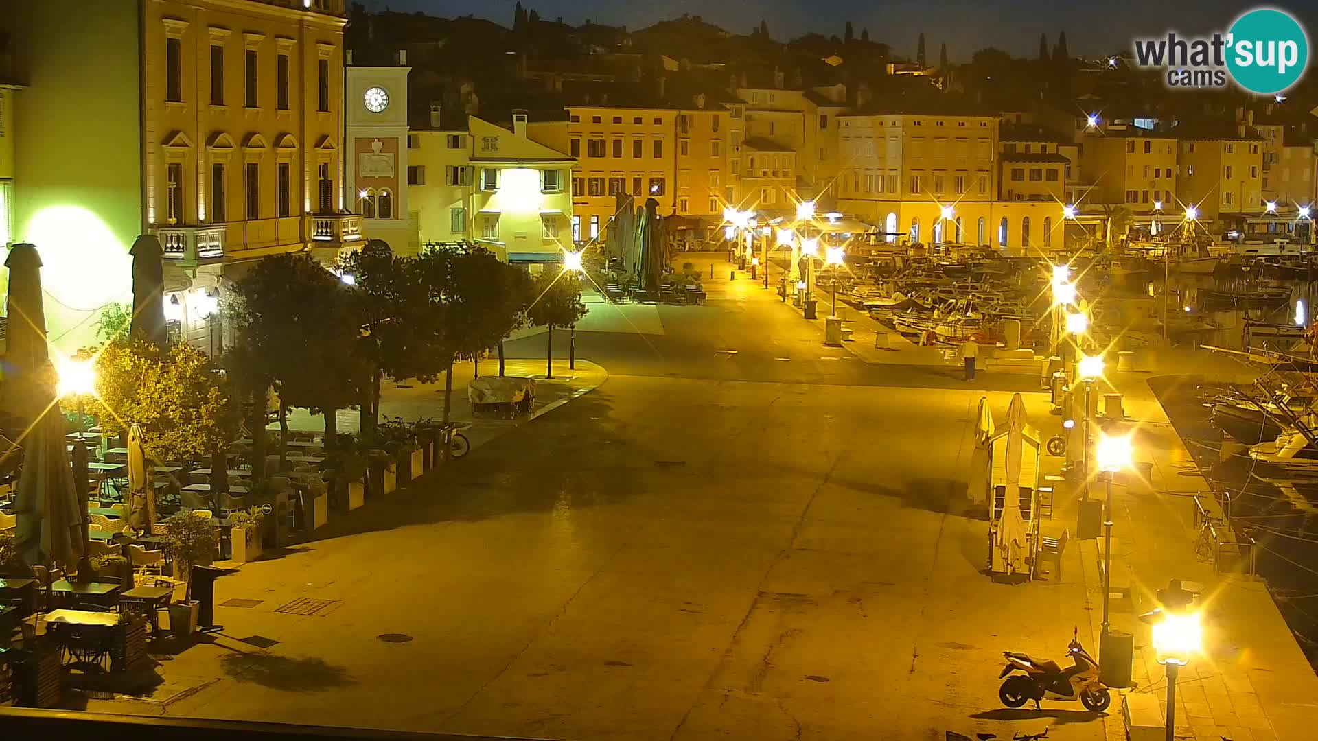 Promenade e marina a Rovinj