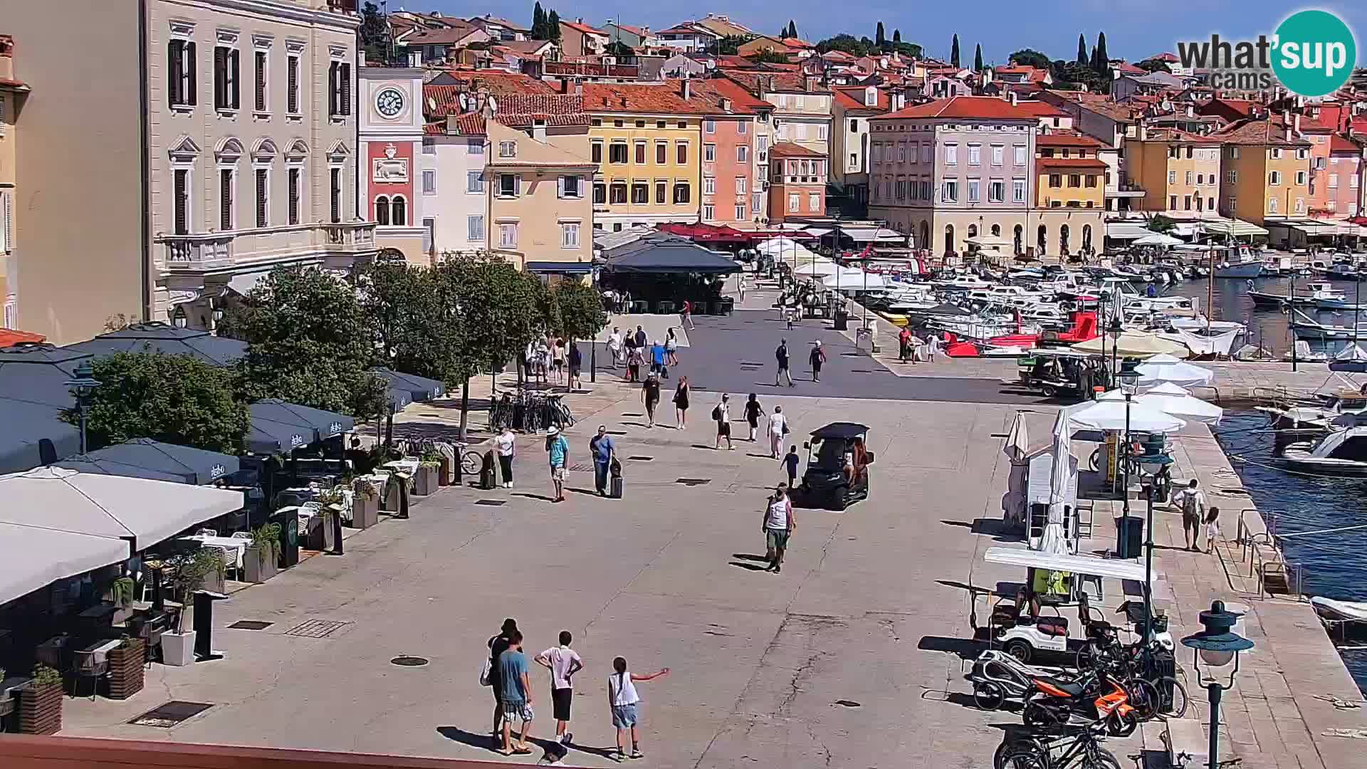 Promenade e marina a Rovinj