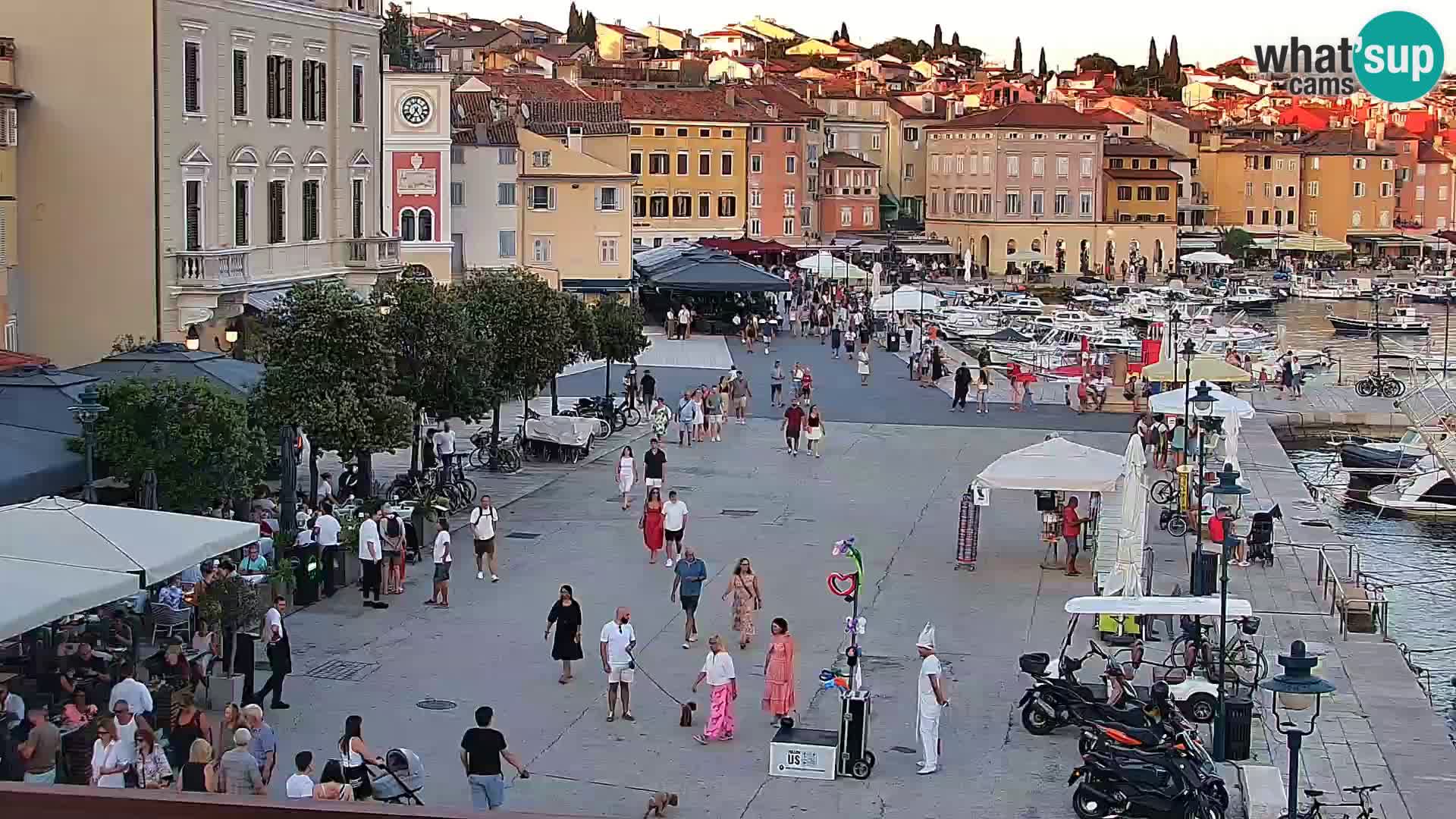 Spletna kamera Rovinj promenada in marina | Rovinj Vreme