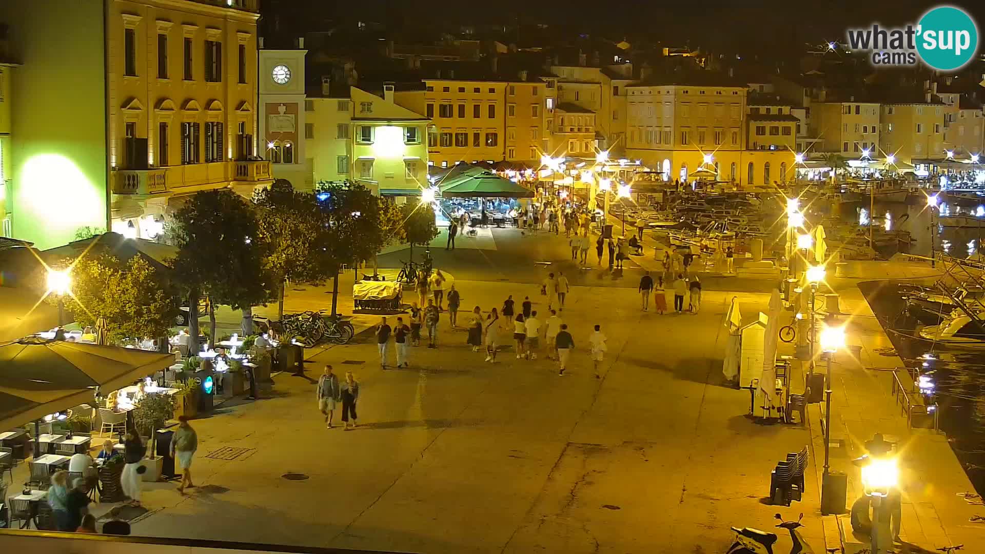 Spletna kamera Rovinj promenada in marina | Rovinj Vreme