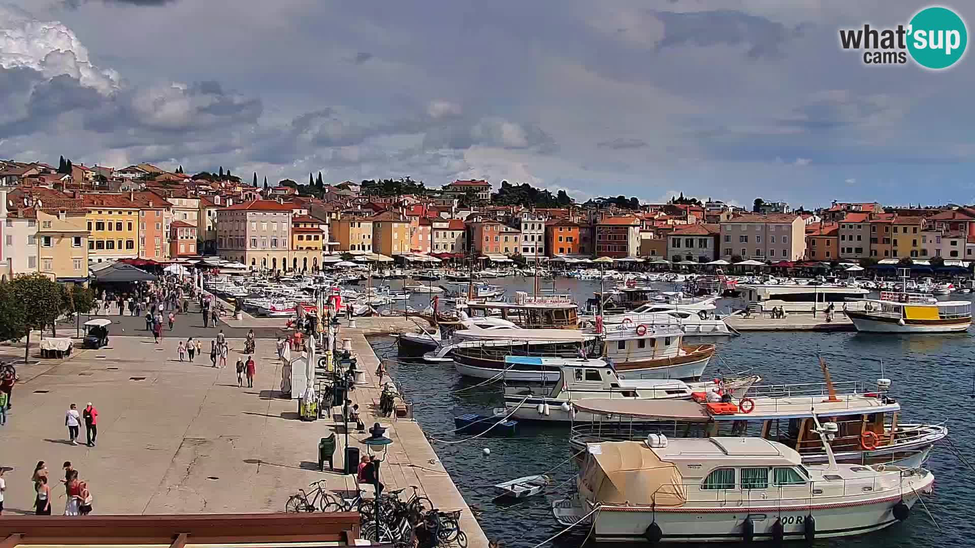 Promenade e marina a Rovinj
