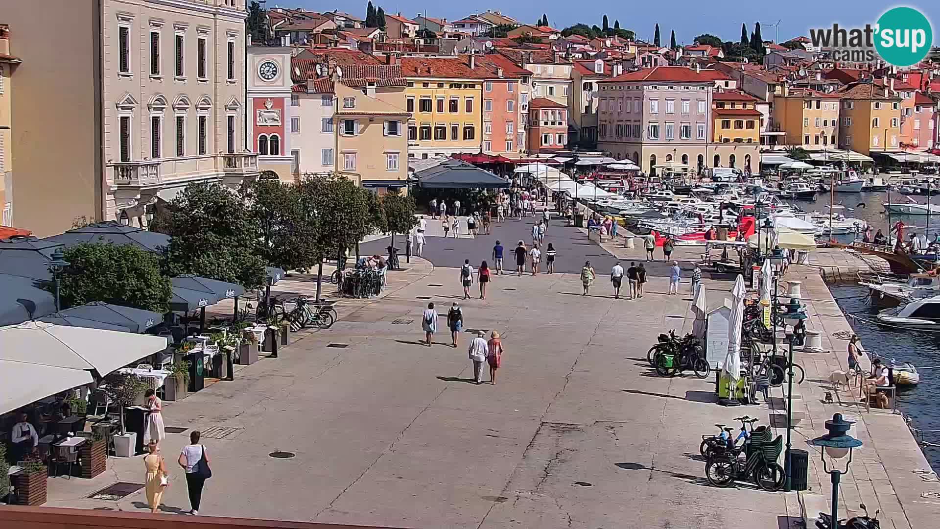 Promenade e marina a Rovinj