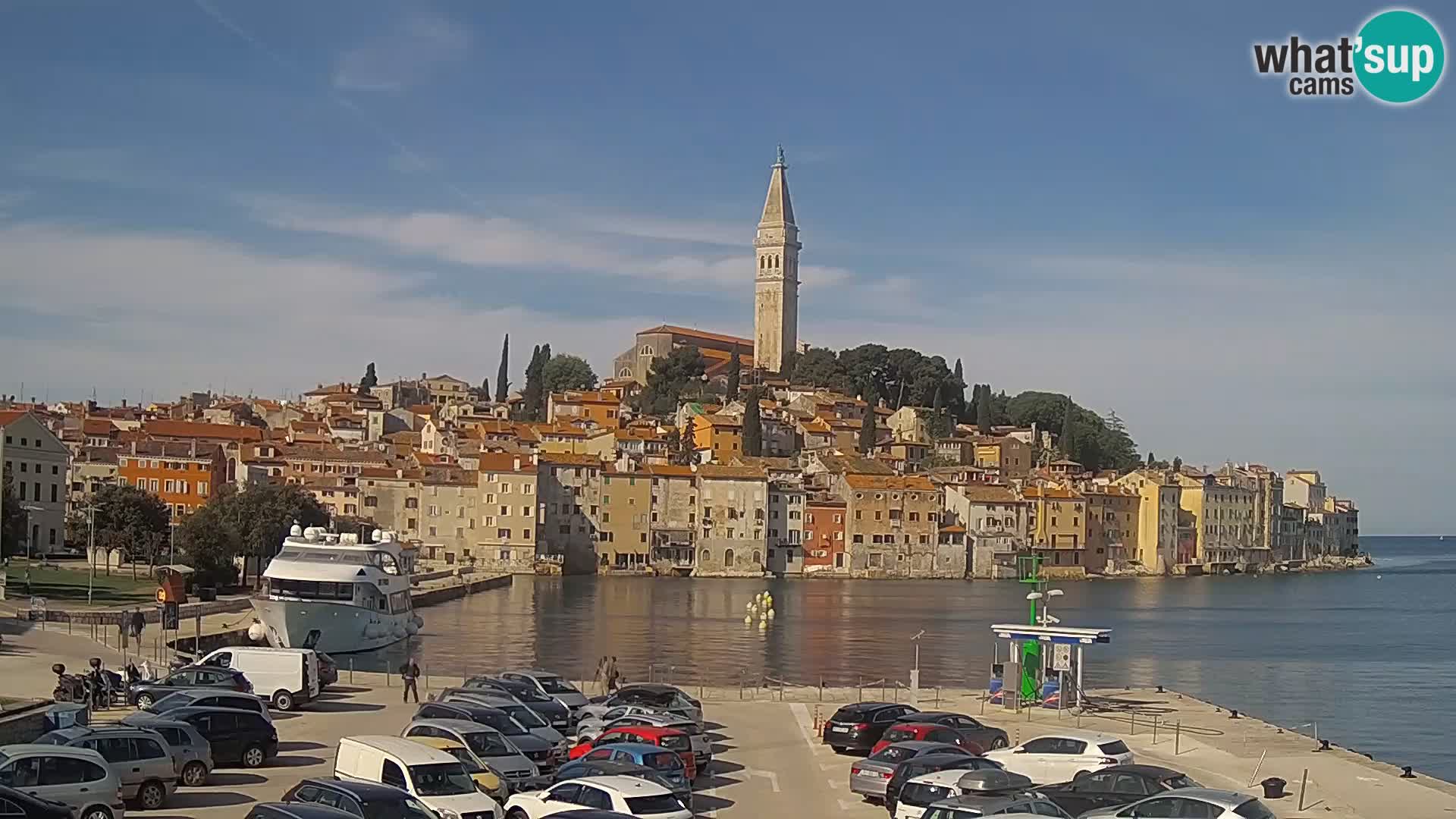 Spletna kamera Rovinj – panorama mesta