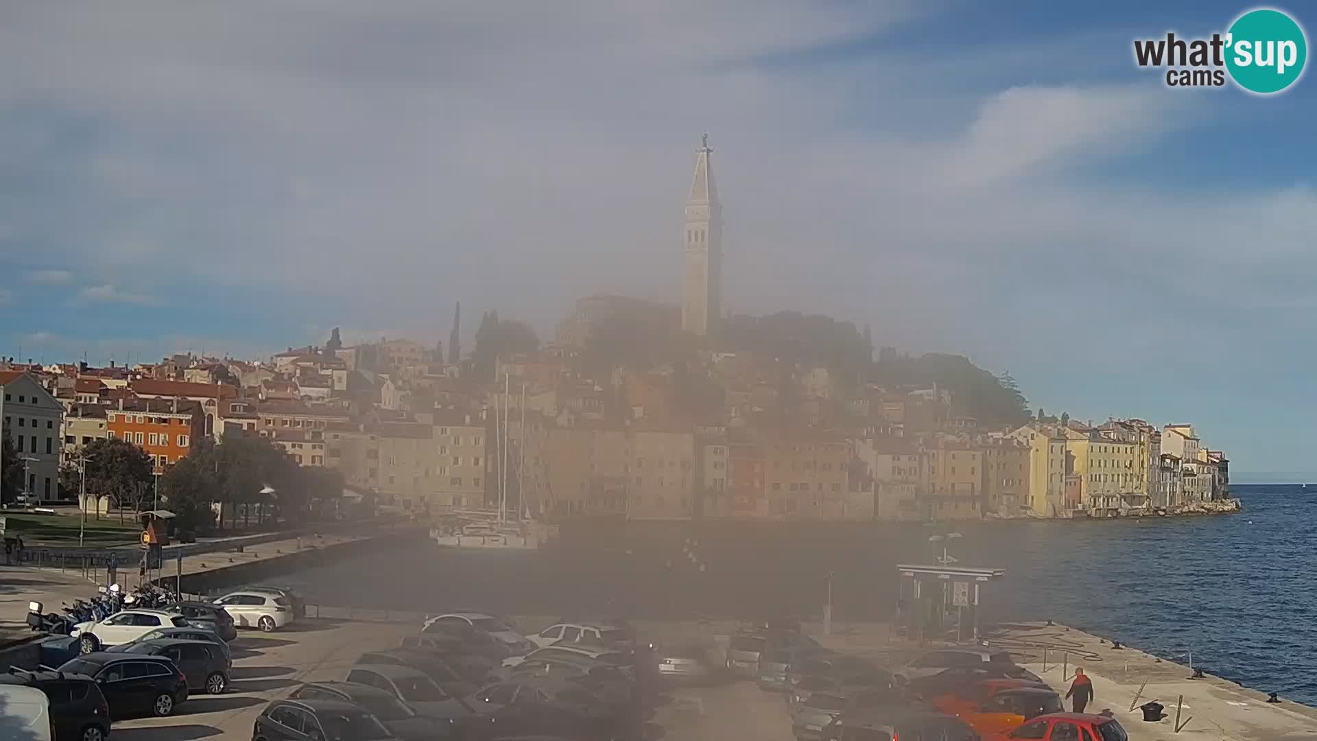 Webcam Rovigno / Rovinj – panorama della città