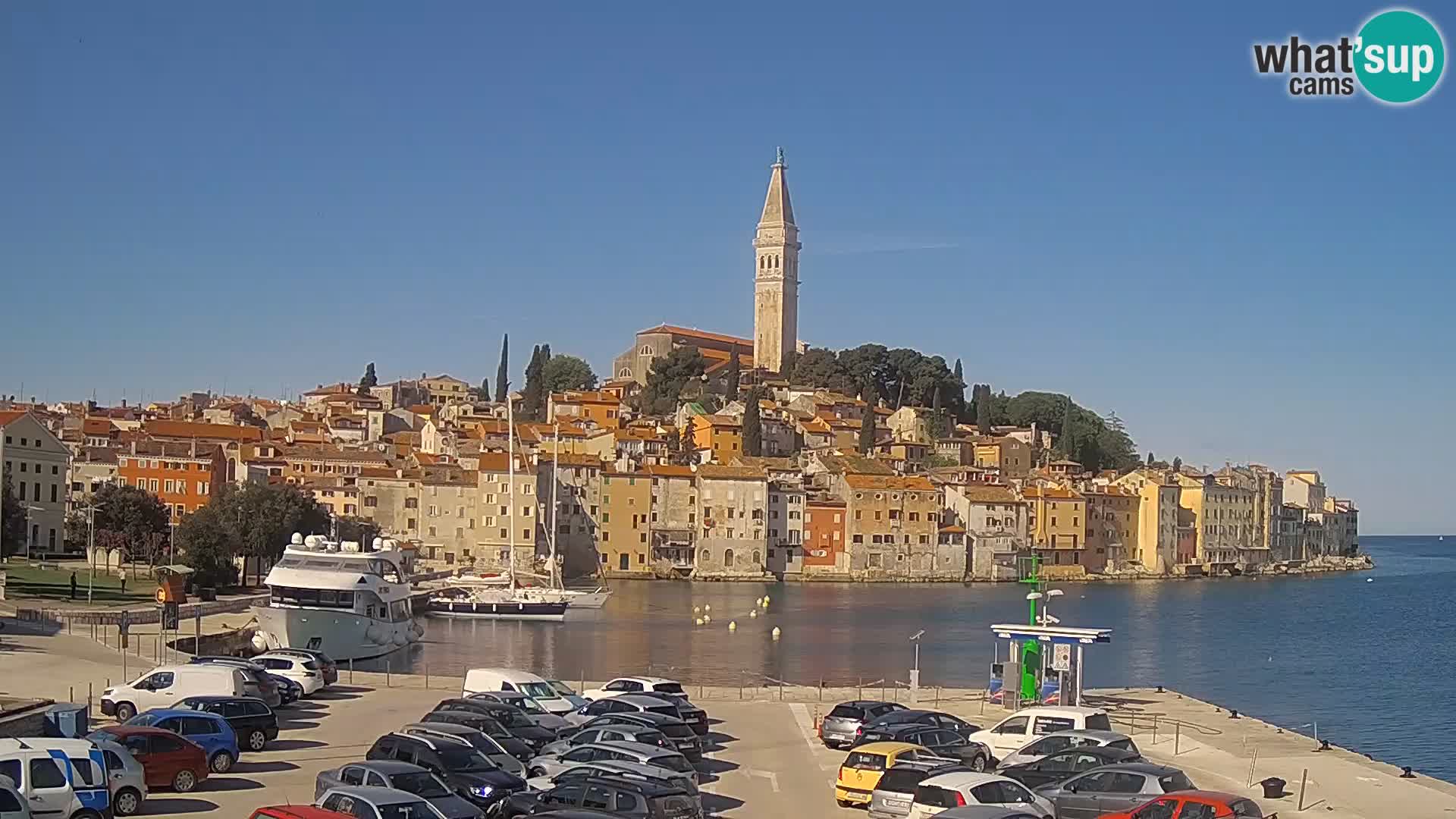 Spletna kamera Rovinj – panorama mesta