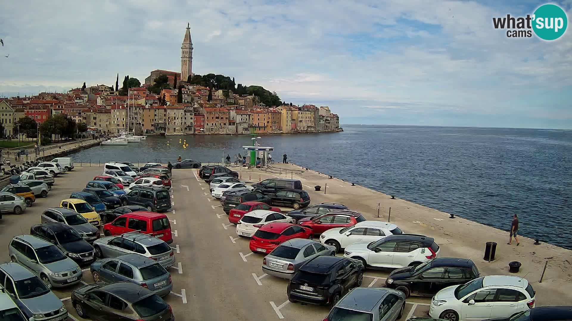 Web kamera Rovinj – panorama grada