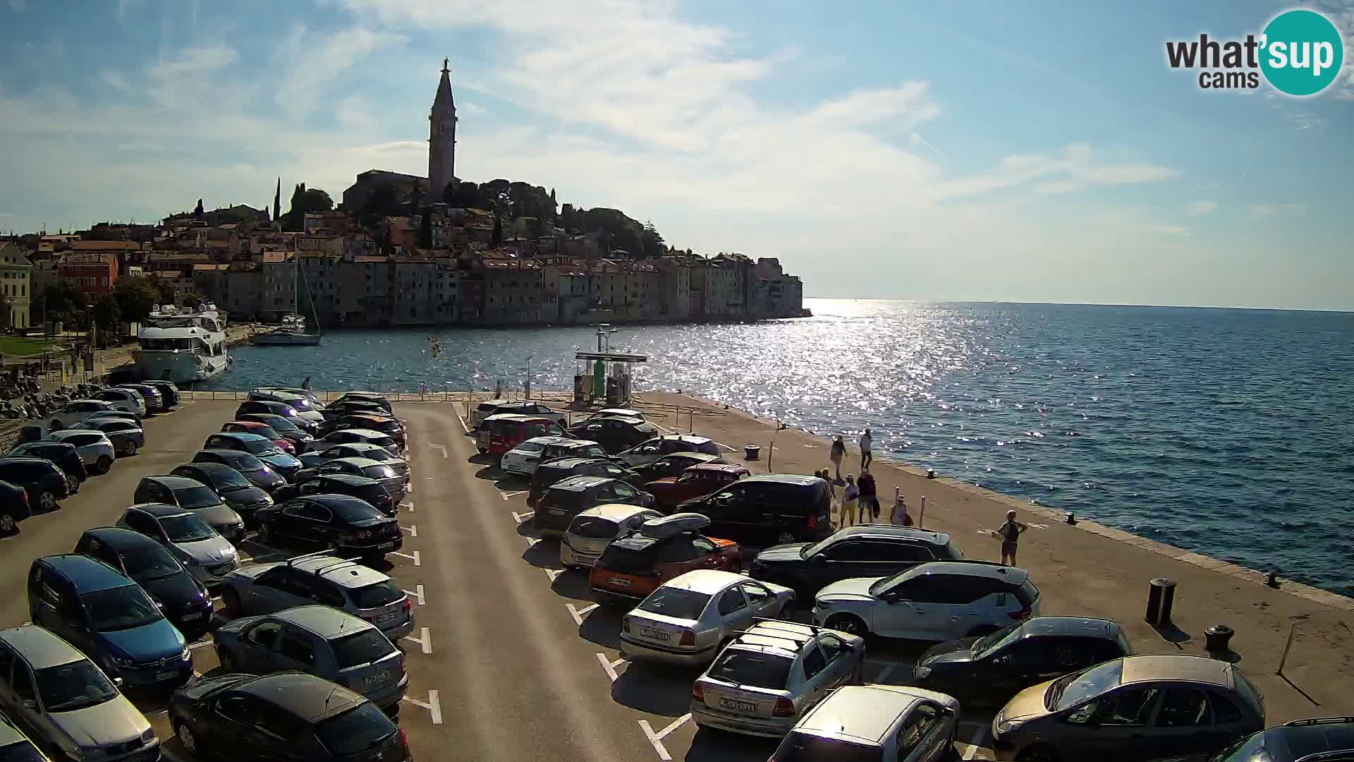 Spletna kamera Rovinj – panorama mesta