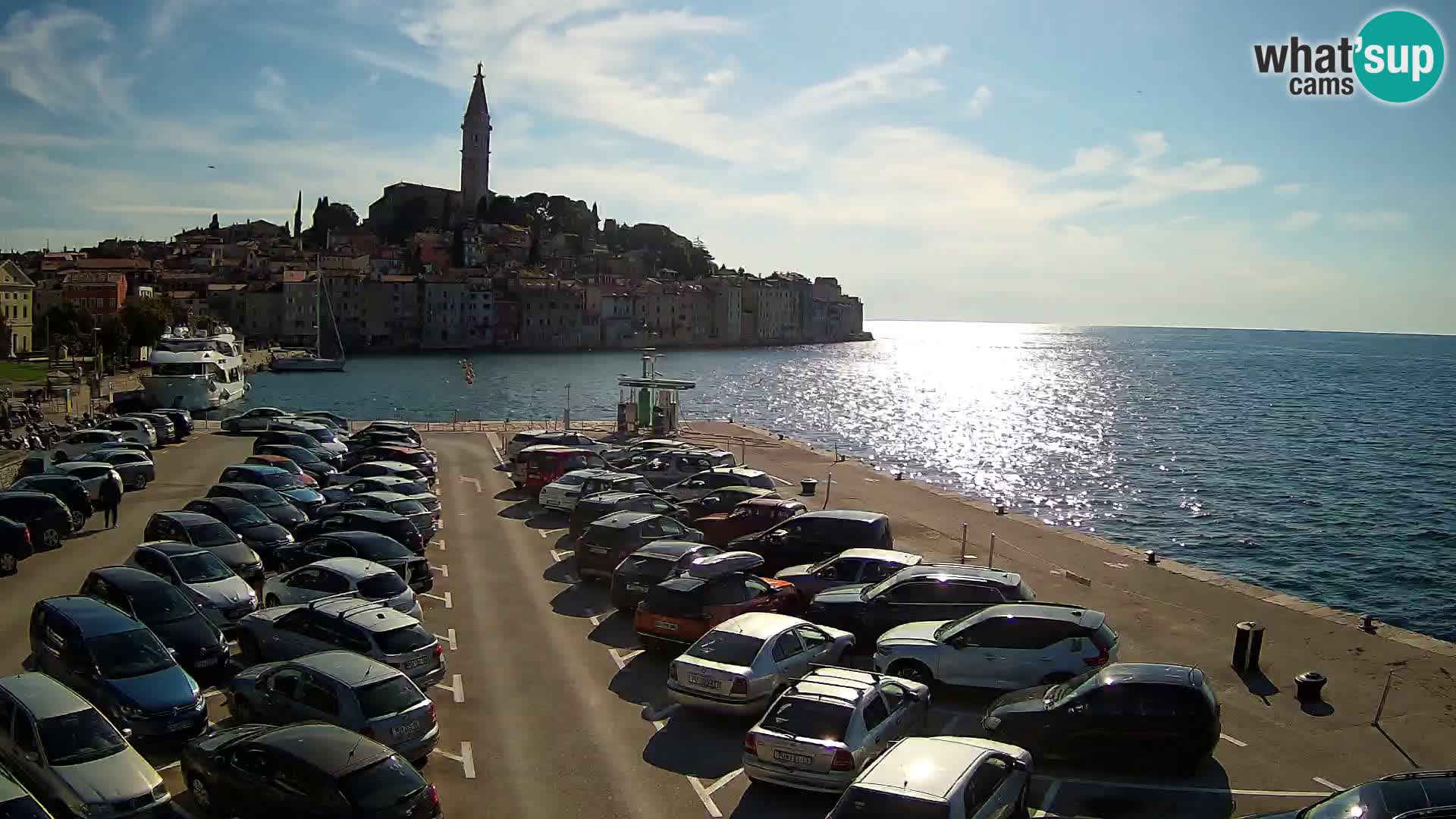 Webcam Rovinj – panorama of city – Istria – Croatia