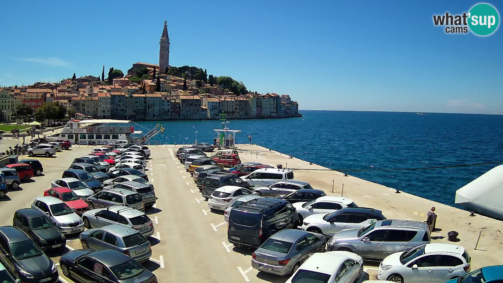 Webcam Rovinj – panorama of city – Istria – Croatia