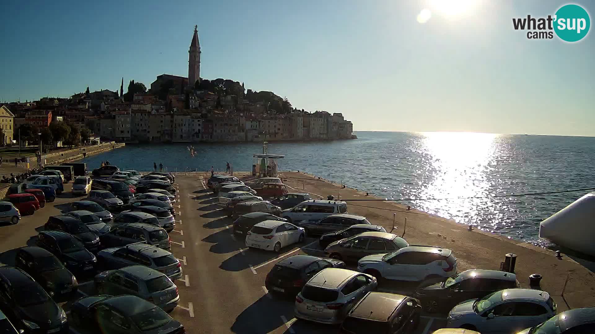 Spletna kamera Rovinj – panorama mesta
